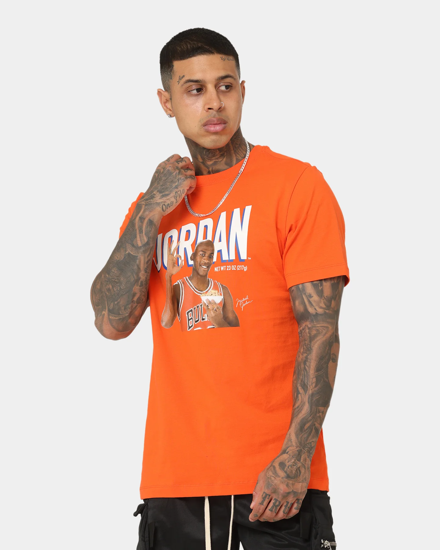 Jordan Flight MVP Photo T-Shirt Rush Orange - Image 6