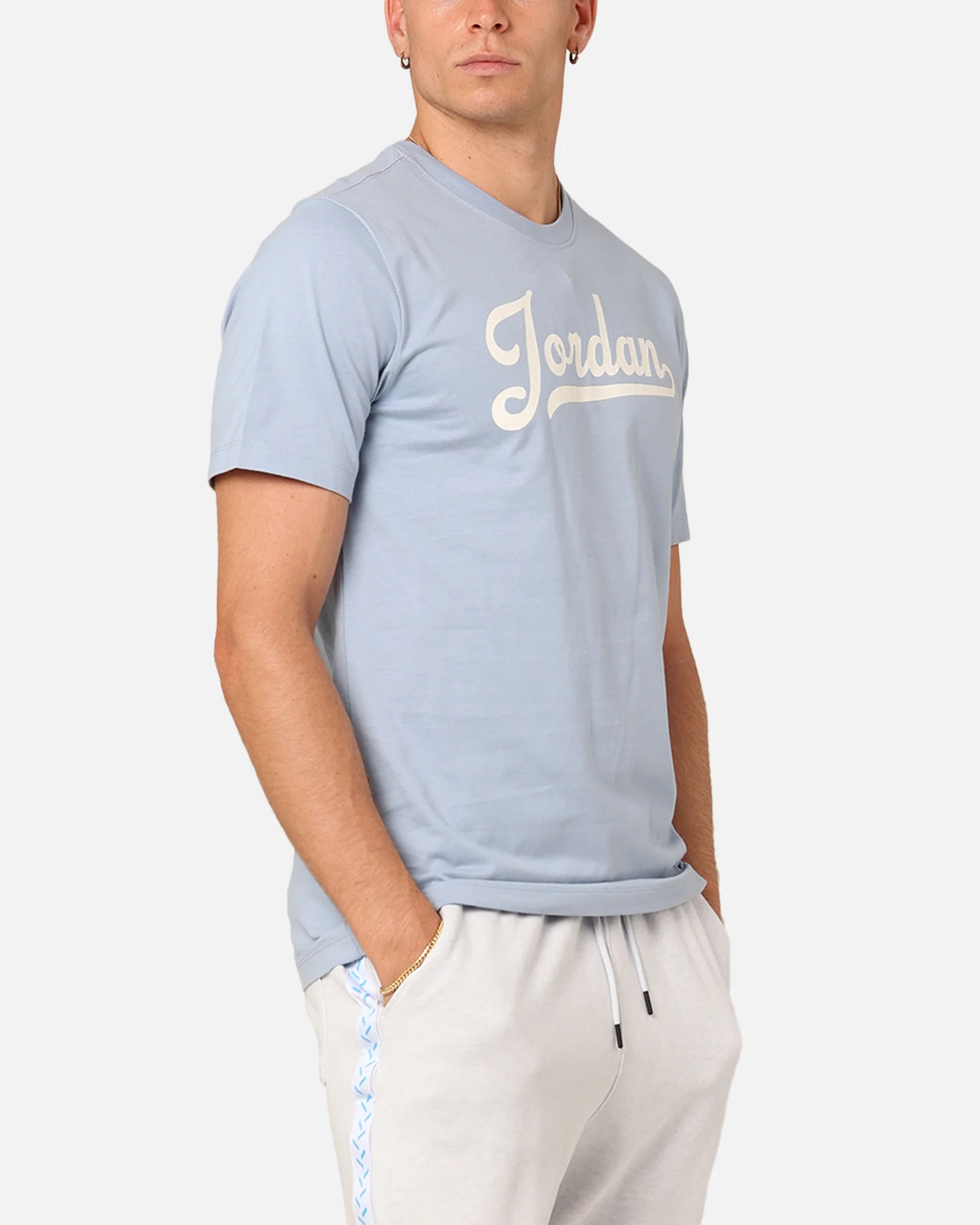 Jordan Flight MVP T-Shirt Blue Grey/Sail - Image 4