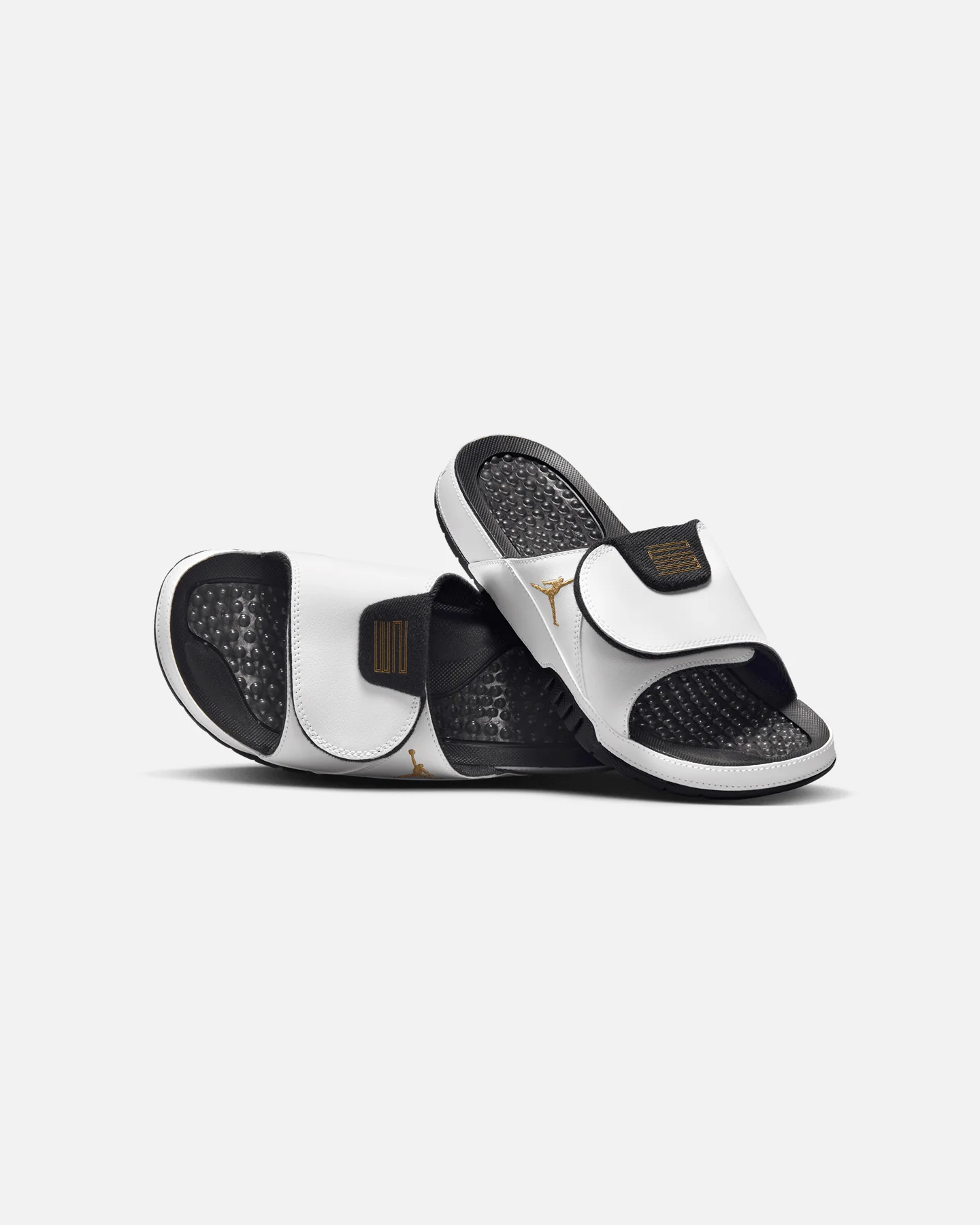 Jordan Hydro Xi Retro Slides White/Metallic Gold - Image 4