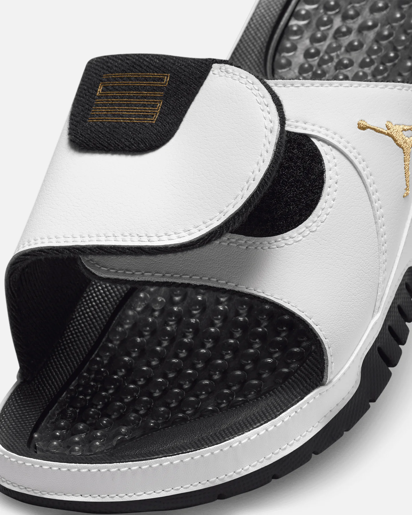 Jordan Hydro Xi Retro Slides White/Metallic Gold - Image 7