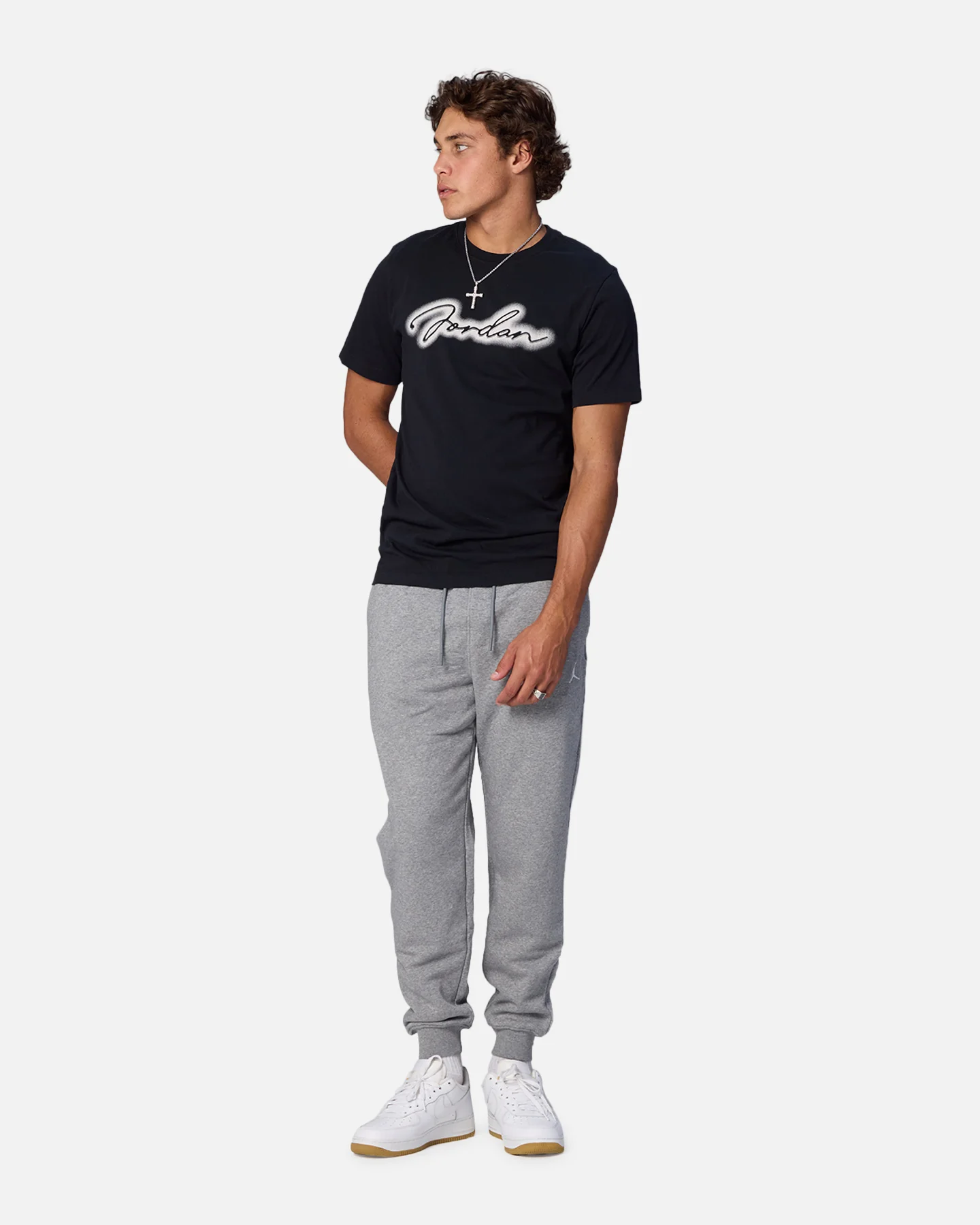 Jordan Jumpman Flight MVP T-Shirt Black/Sail - Image 2