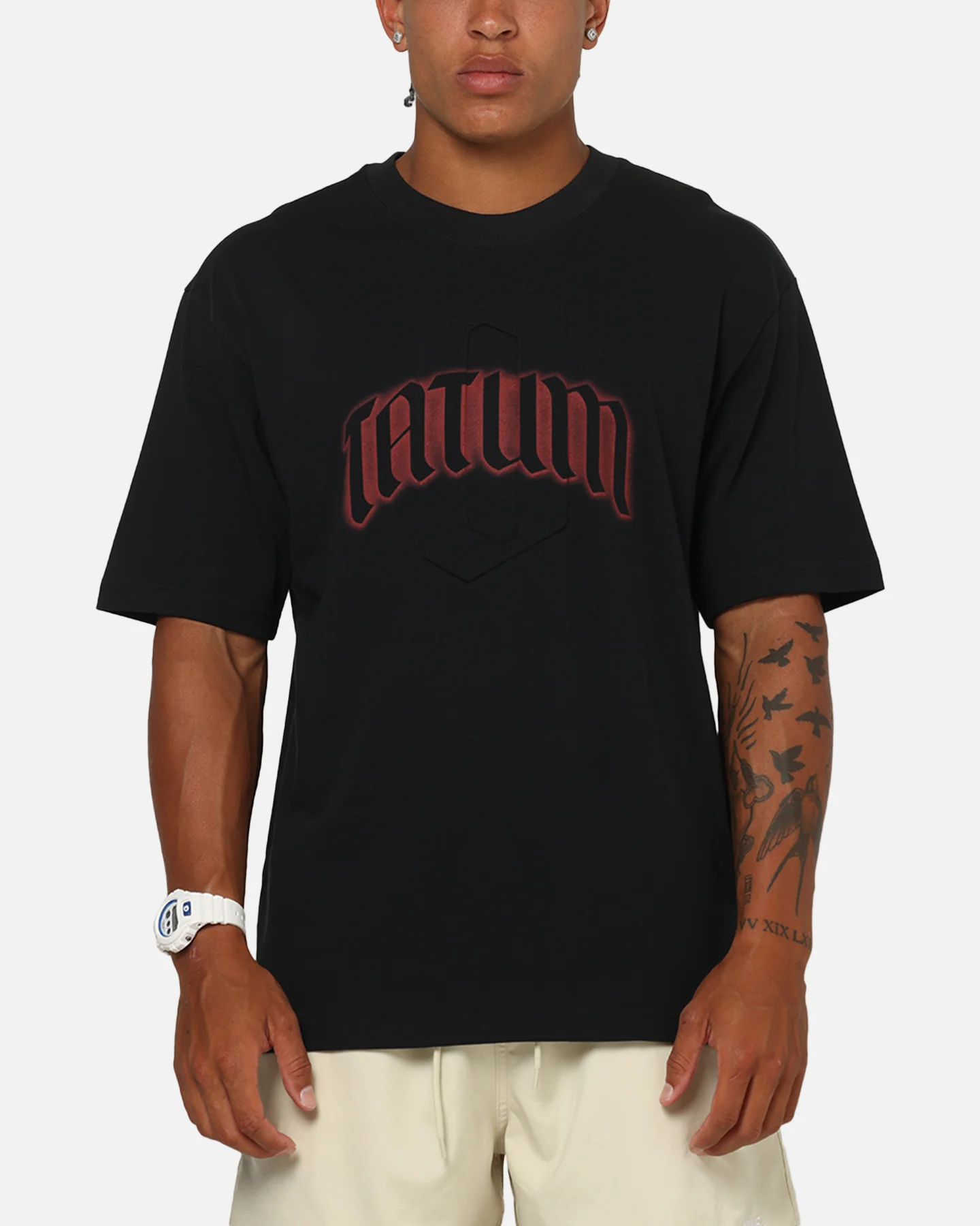 Jordan Jumpman Graphic Jayson Tatum T-Shirt Black/University Red
