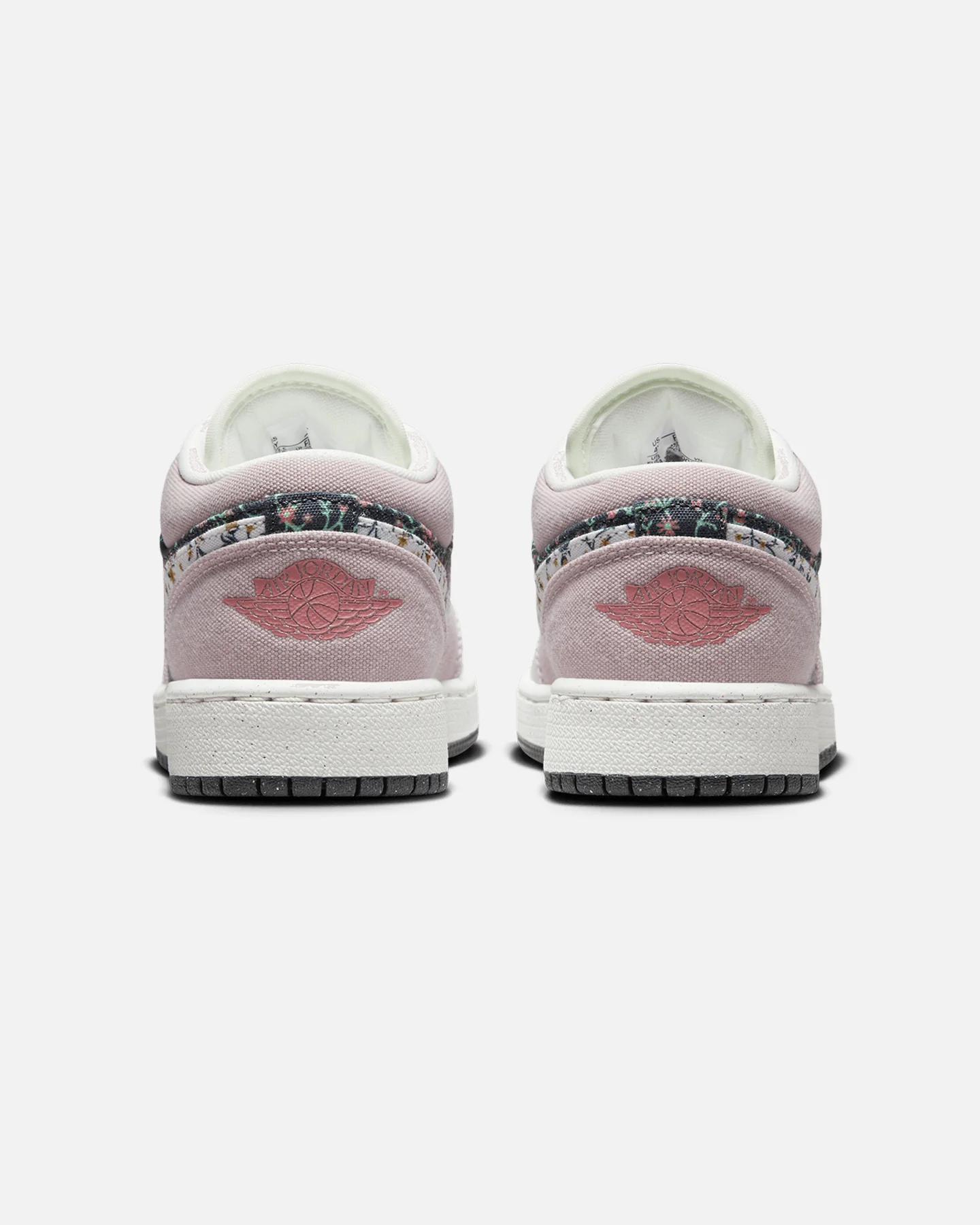 Jordan Kids' Air Jordan 1 Low SE "Floral" (GS) Platinum Violet - Image 3