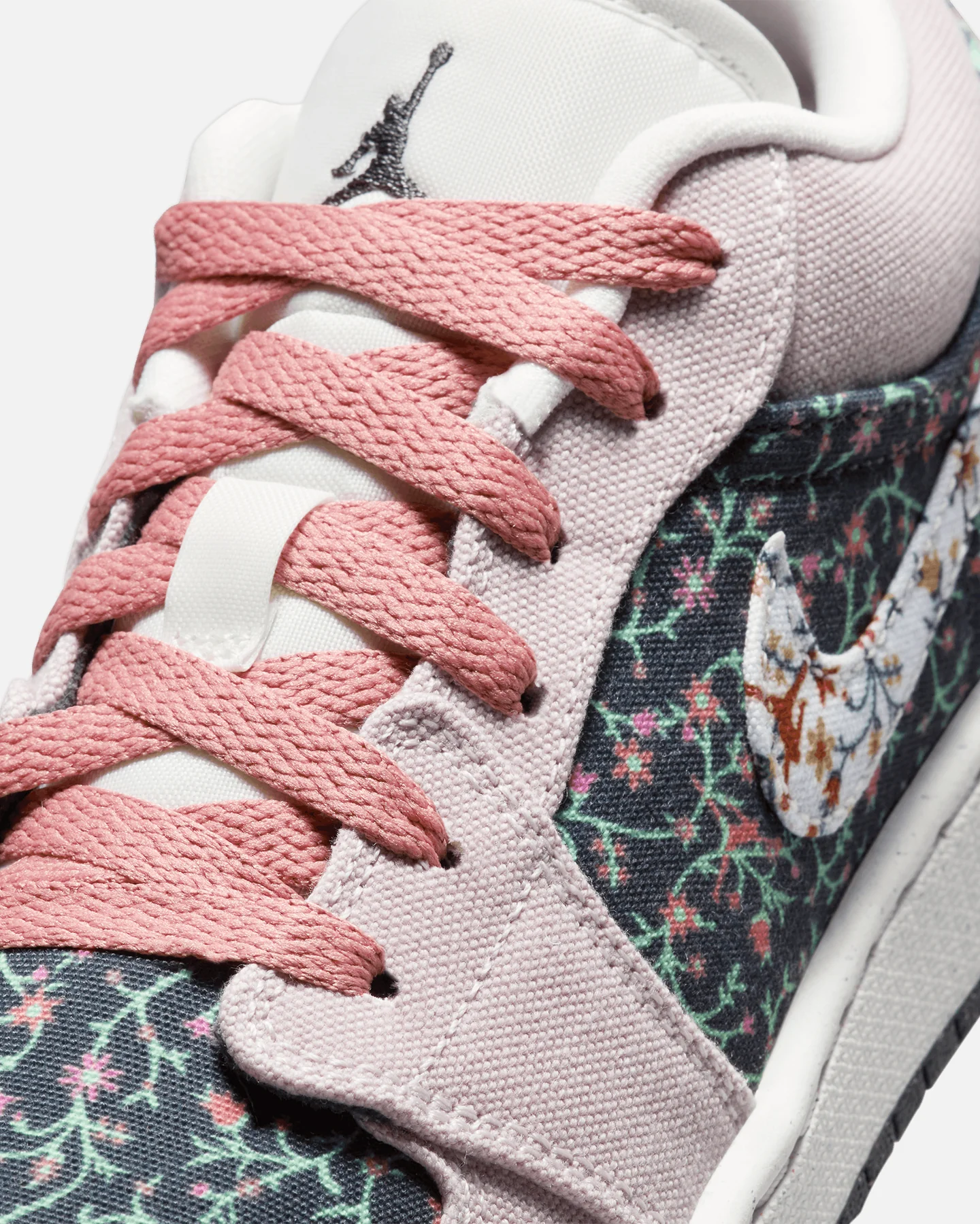 Jordan Kids' Air Jordan 1 Low SE "Floral" (GS) Platinum Violet - Image 6