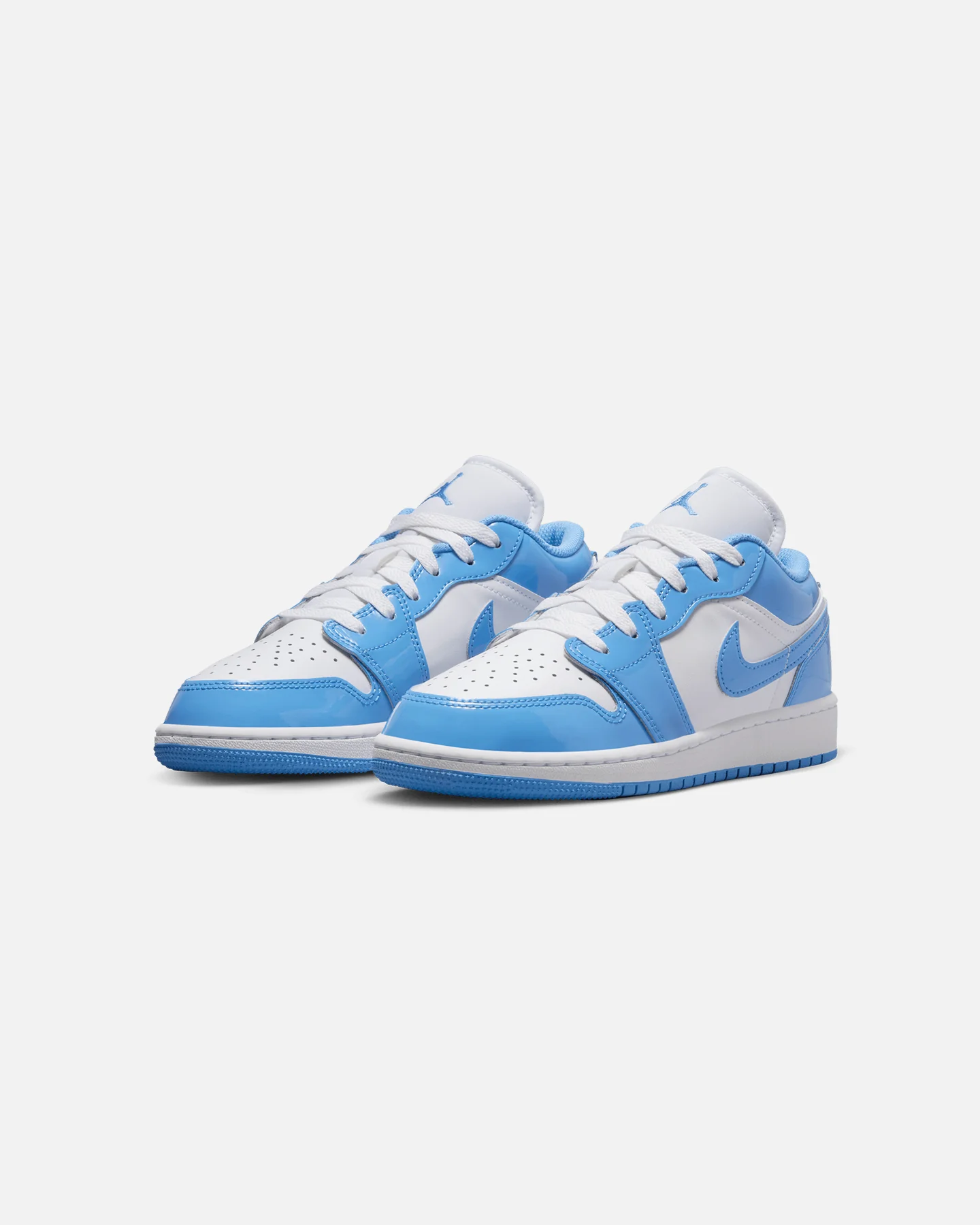 Jordan Kids' Air Jordan 1 Low SE (GS) White/Blue - Image 2