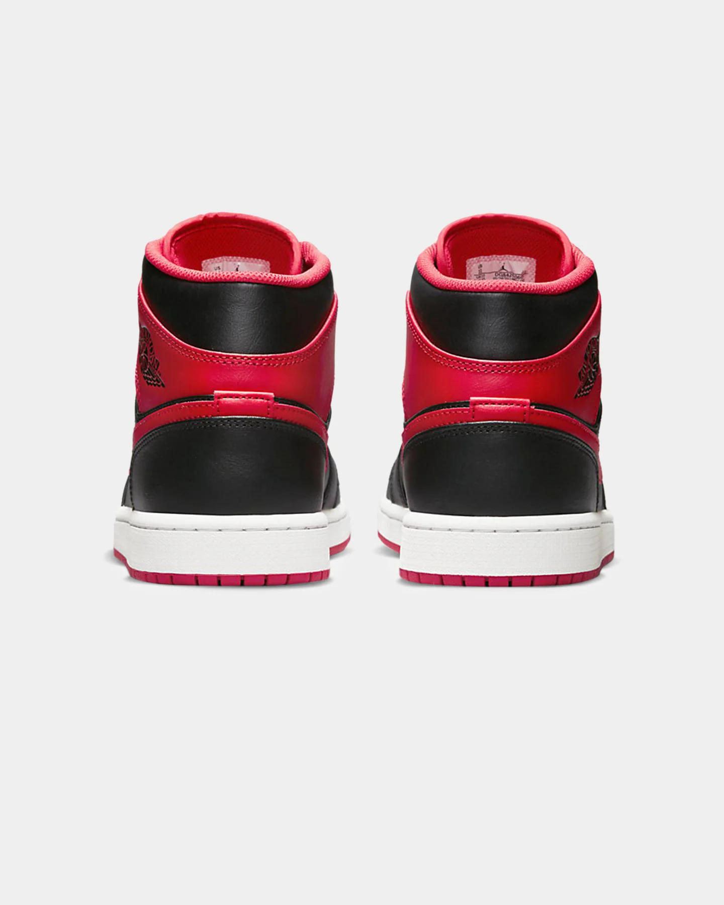 Jordan Kids' Air Jordan 1 Mid (GS) "Alternate Bred" Black/Fire Red-White - Image 3