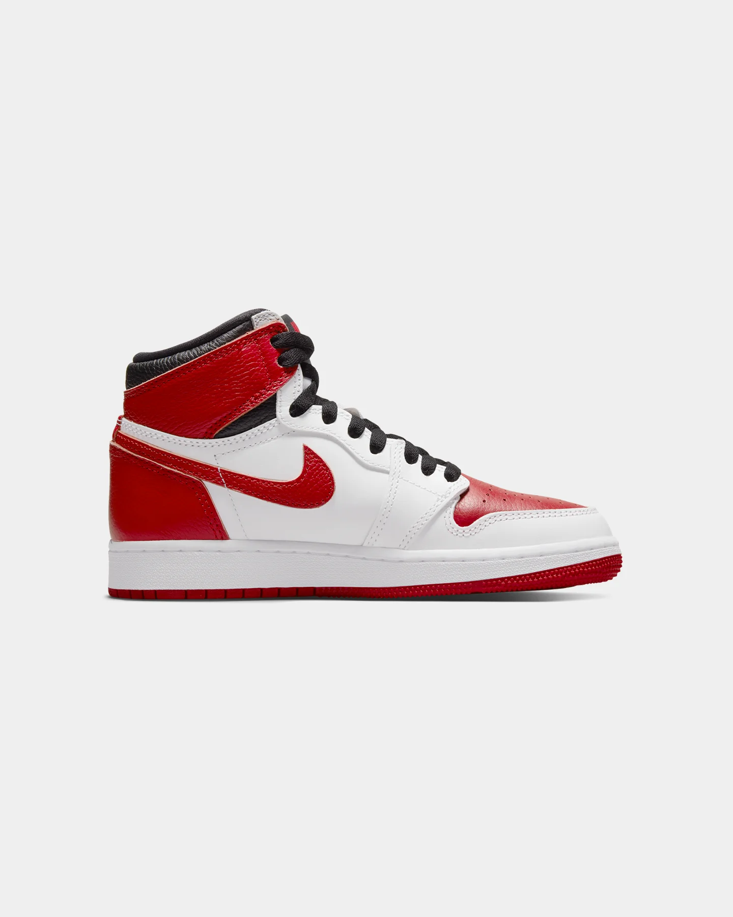 Jordan Kids' Air Jordan 1 Retro High OG (GS) "Heritage" White/University Red - Image 4