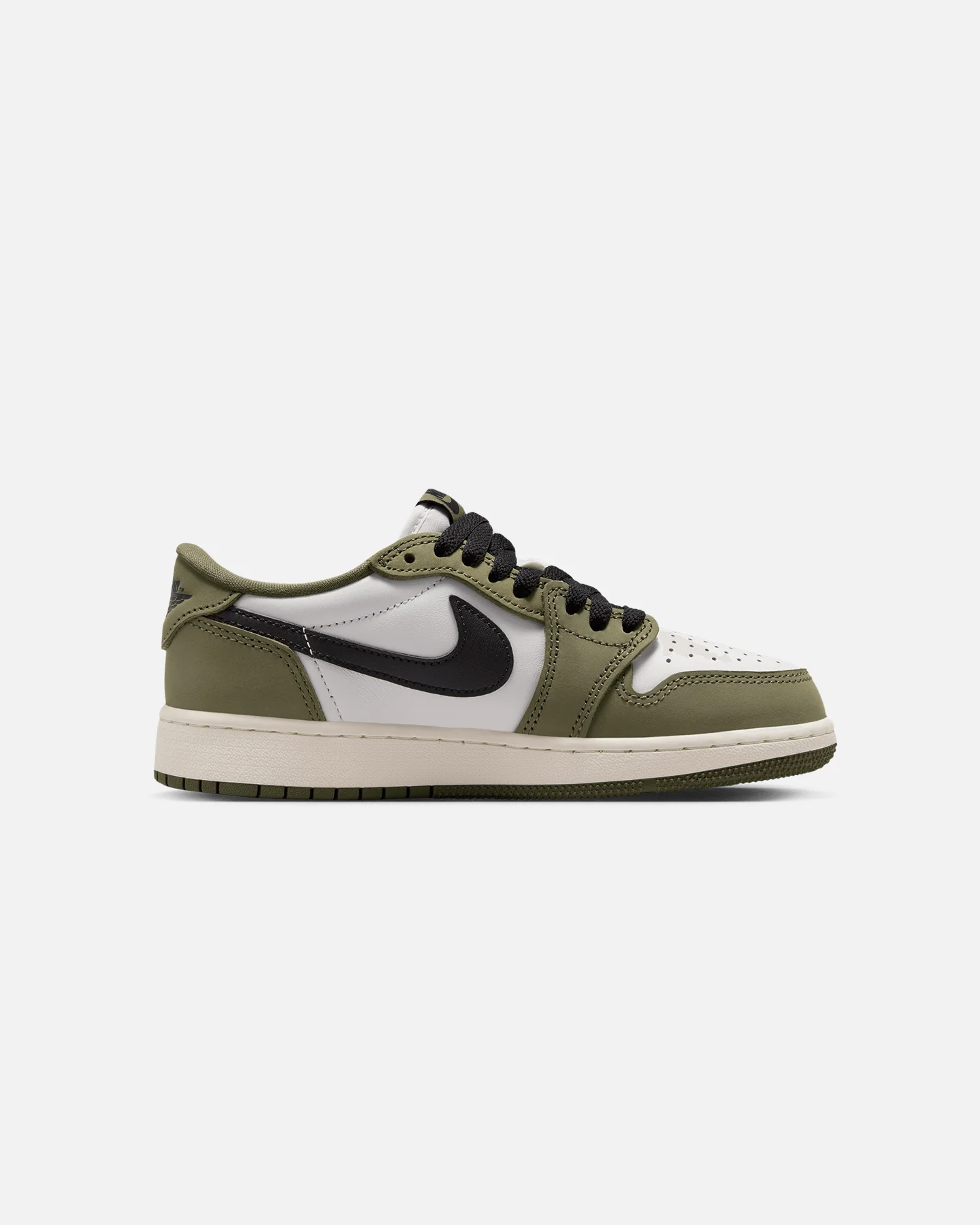 Jordan Kids' Air Jordan 1 Retro Low "Medium Olive" (GS) Medium Olive - Image 4