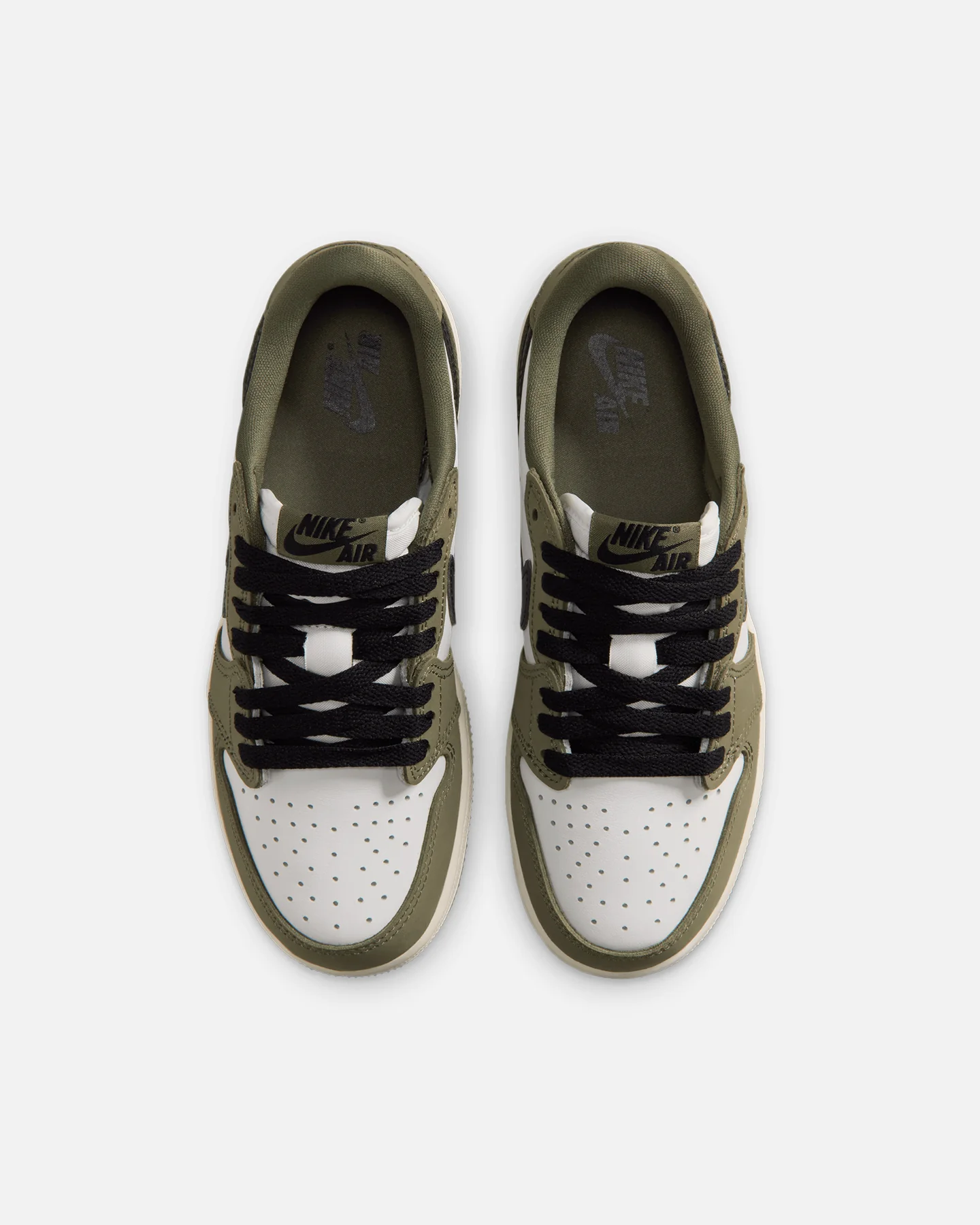 Jordan Kids' Air Jordan 1 Retro Low "Medium Olive" (GS) Medium Olive - Image 7