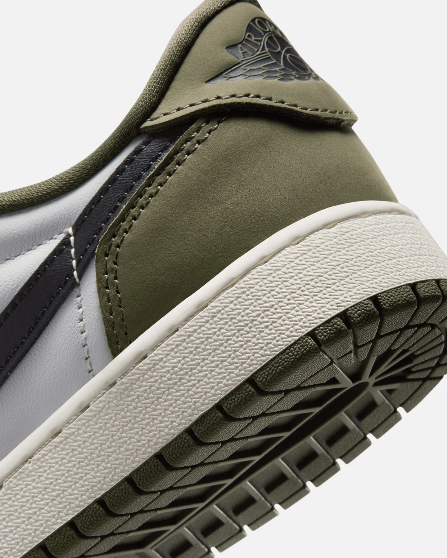 Jordan Kids' Air Jordan 1 Retro Low "Medium Olive" (GS) Medium Olive - Image 8