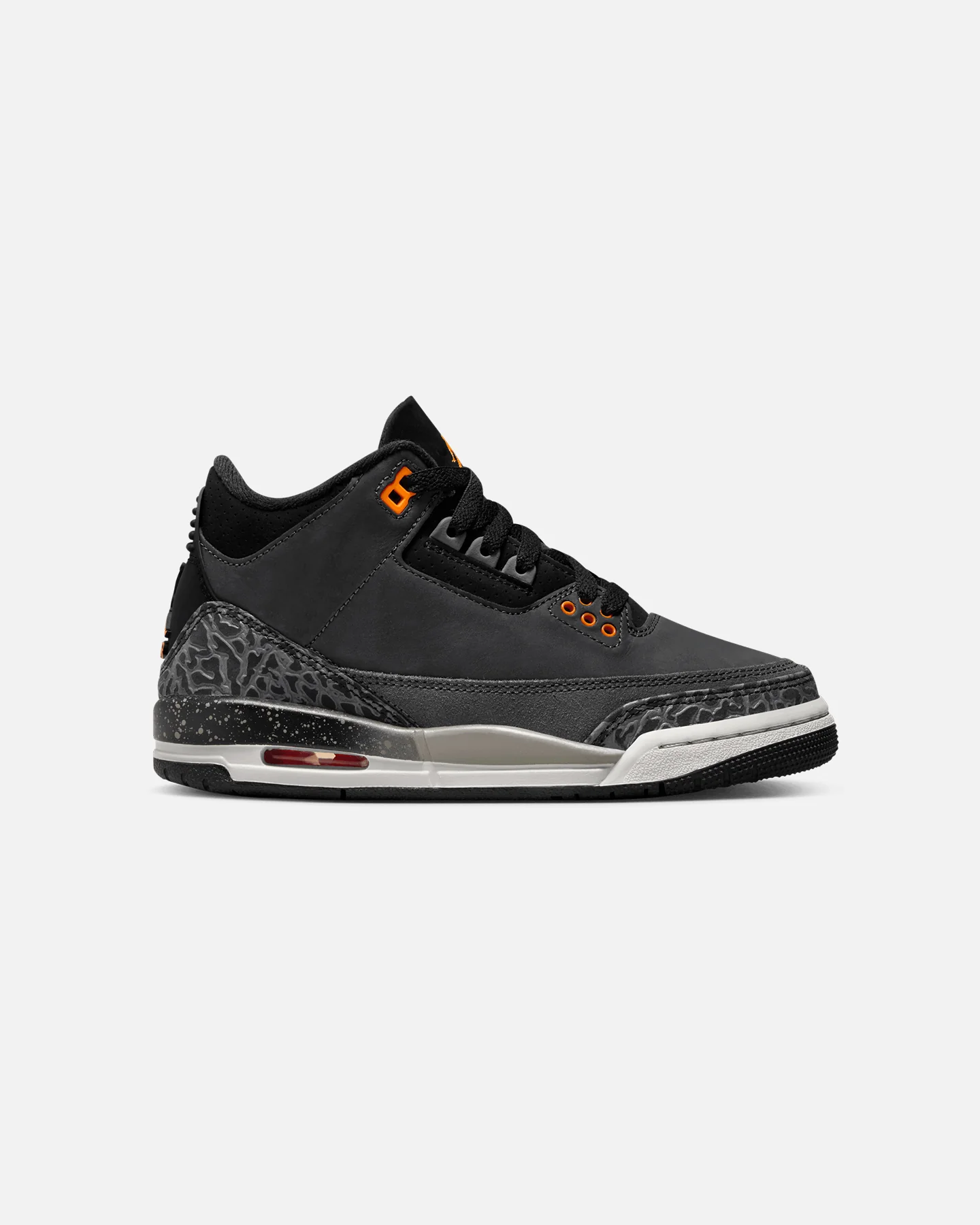 Jordan Kids' Air Jordan 3 Retro BG "Fear" (GS) Night Stadium/Total Orange - Image 4
