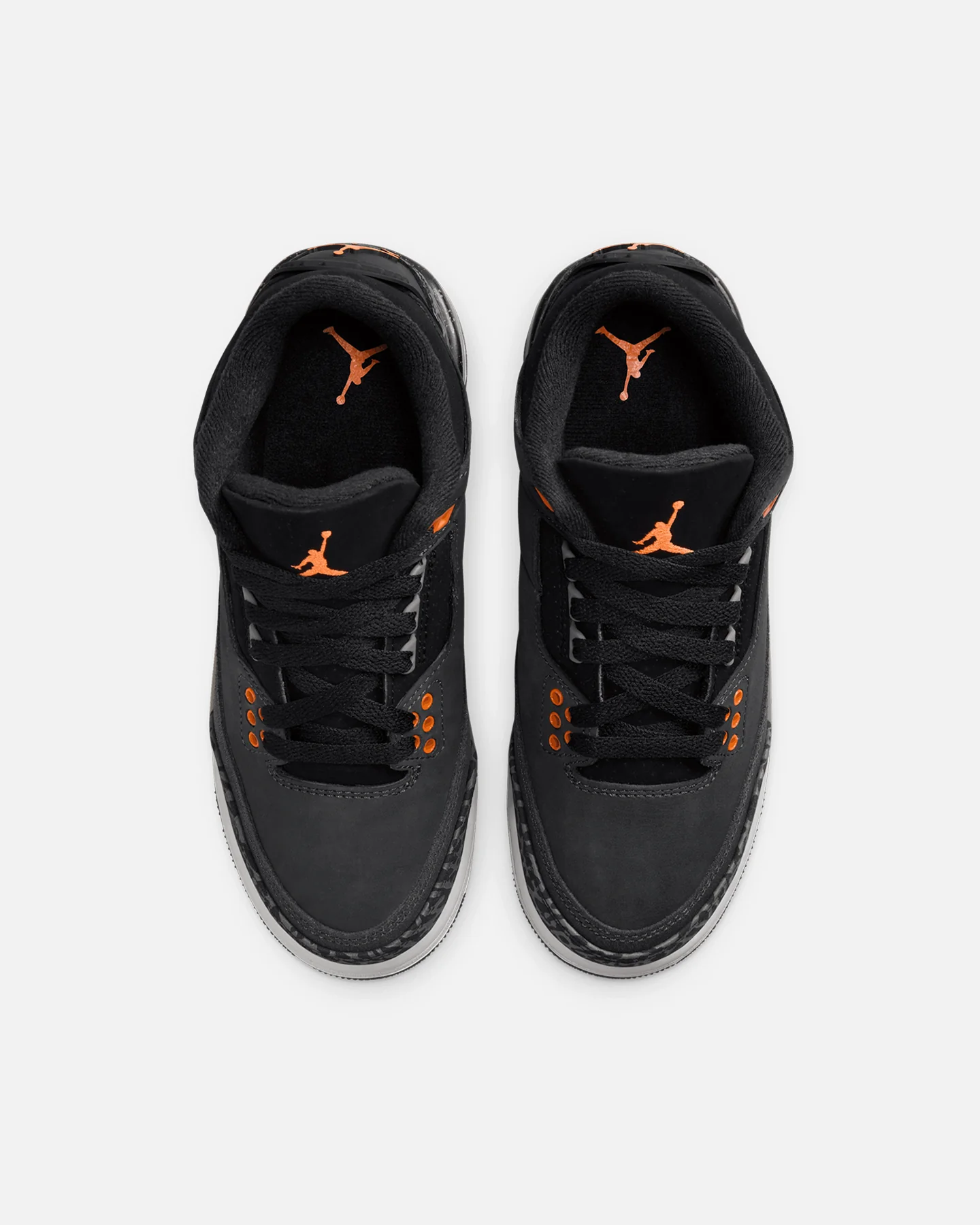 Jordan Kids' Air Jordan 3 Retro BG "Fear" (GS) Night Stadium/Total Orange - Image 6