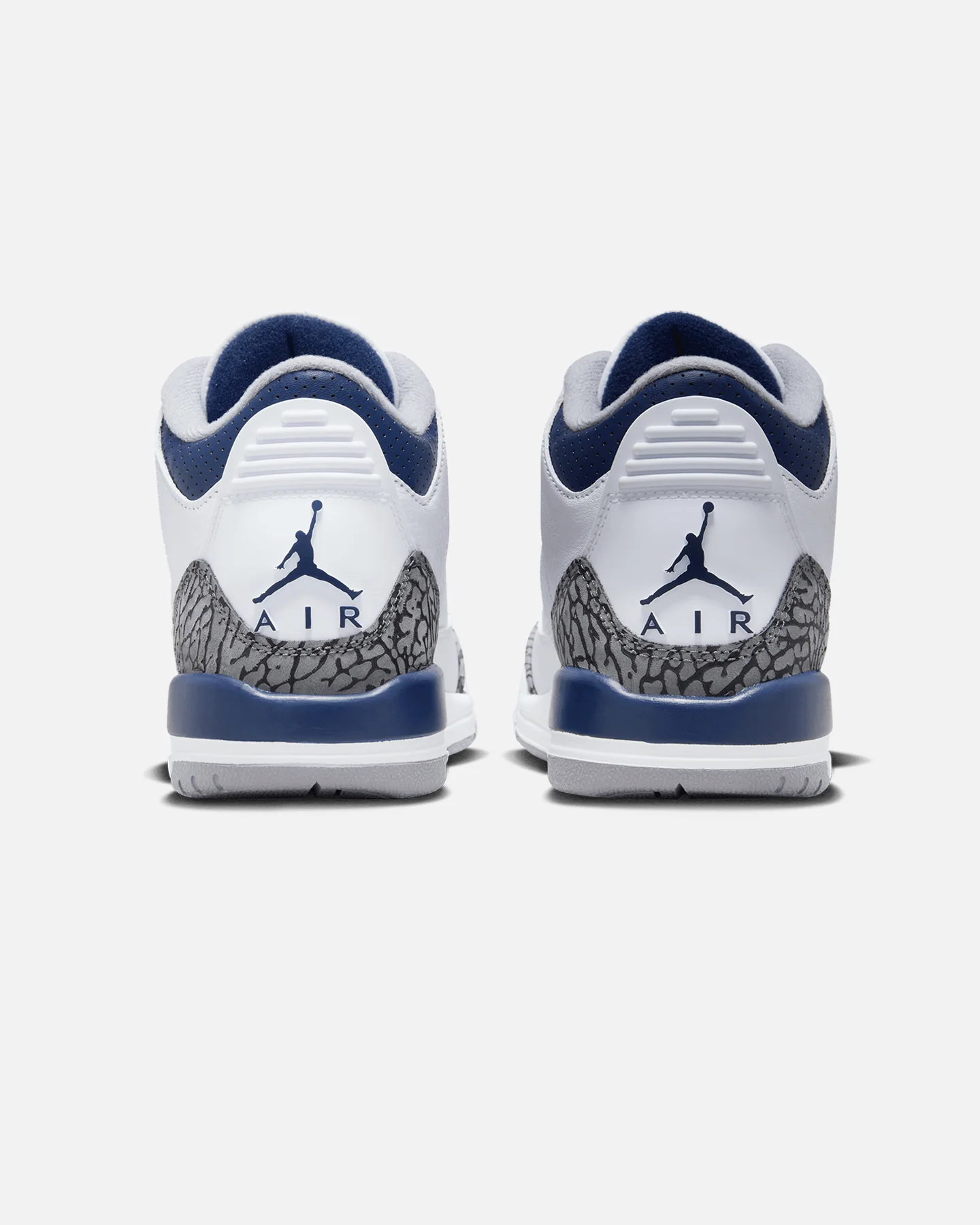 Jordan Kids' Air Jordan 3 Retro BG (GS) White/Midnight - Image 3