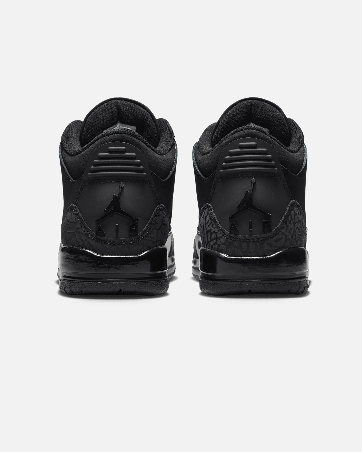 Jordan Kids' Air Jordan 3 Retro (GS) "Black Cat" Black/Charcoal - Image 3