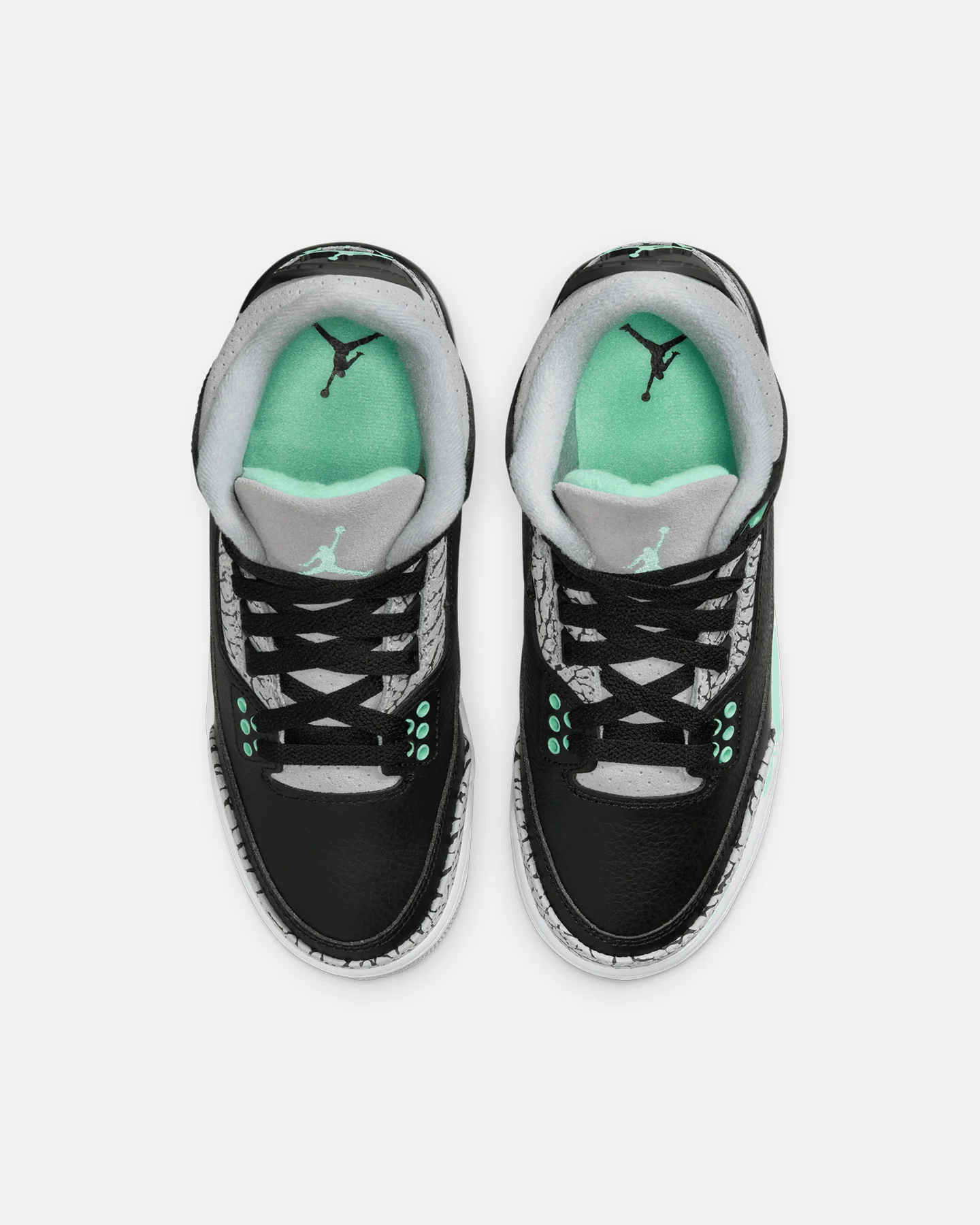 Jordan Kids' Air Jordan 3 Retro (GS) Black/Green Glow - Image 7