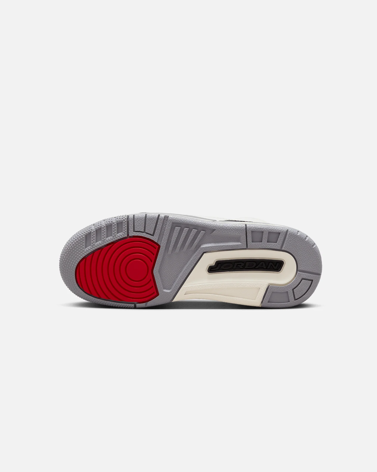 Jordan Kids' Air Jordan 3 Retro (GS) "Cement Grey" Summit White/Fire Red Cement - Image 5