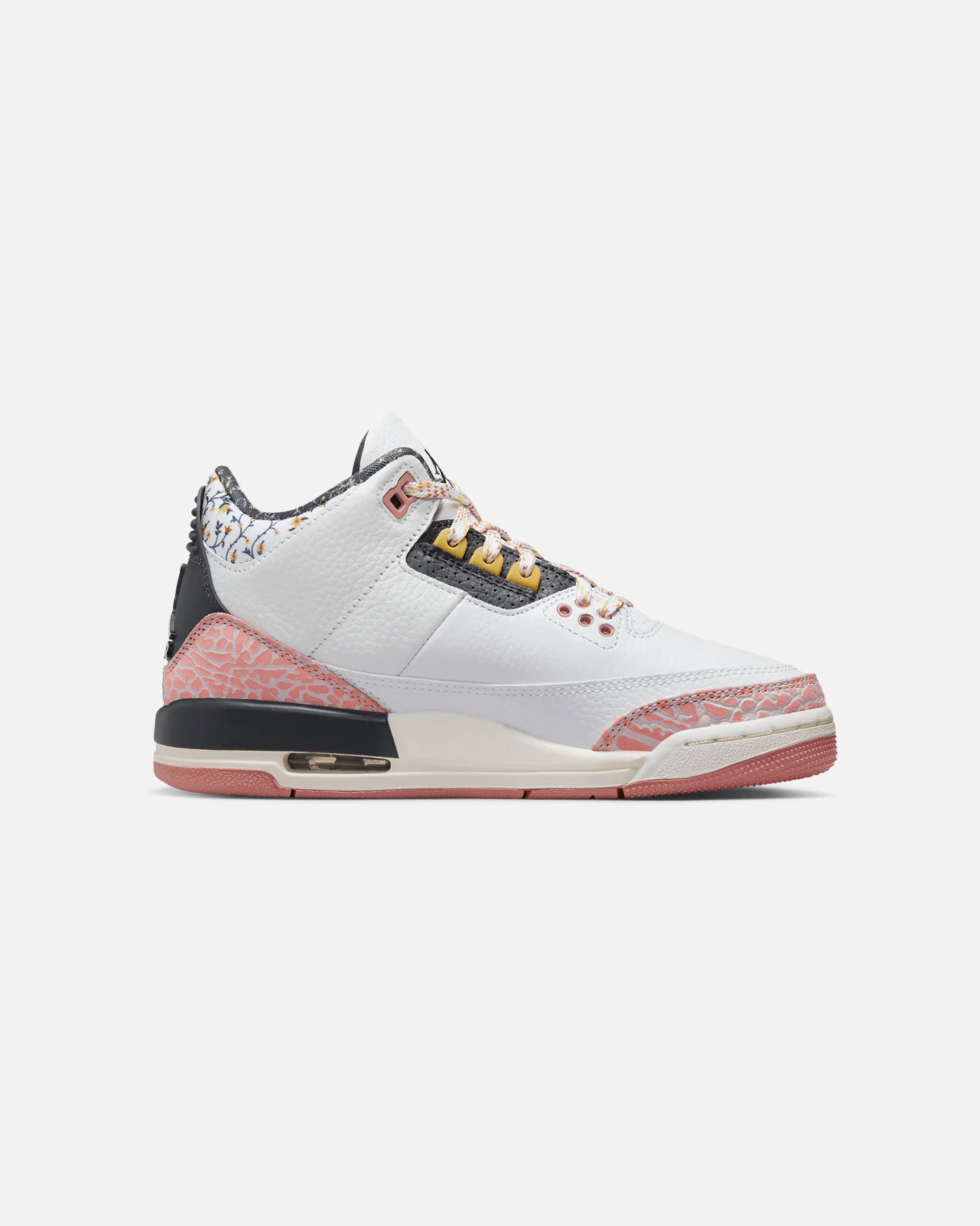 Jordan Kids' Air Jordan 3 Retro "Red Stardust" (GS) White/Anthracite - Image 4