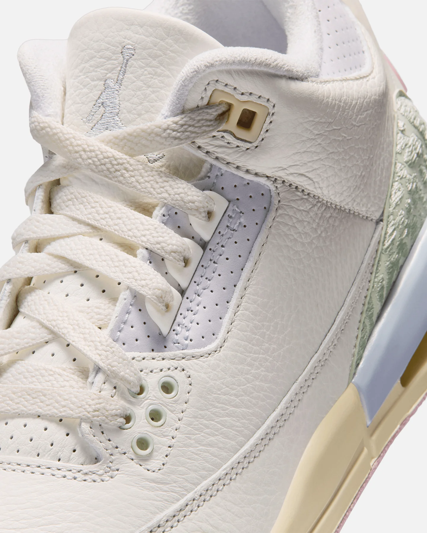 Jordan Kids' Air Jordan 3 Retro "Sail and Jade Aura" (GS) Sail - Image 6