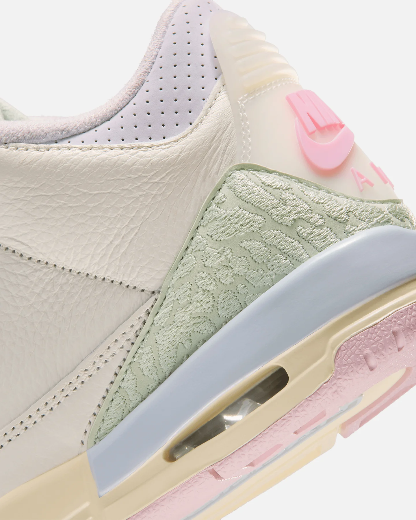 Jordan Kids' Air Jordan 3 Retro "Sail and Jade Aura" (GS) Sail - Image 8