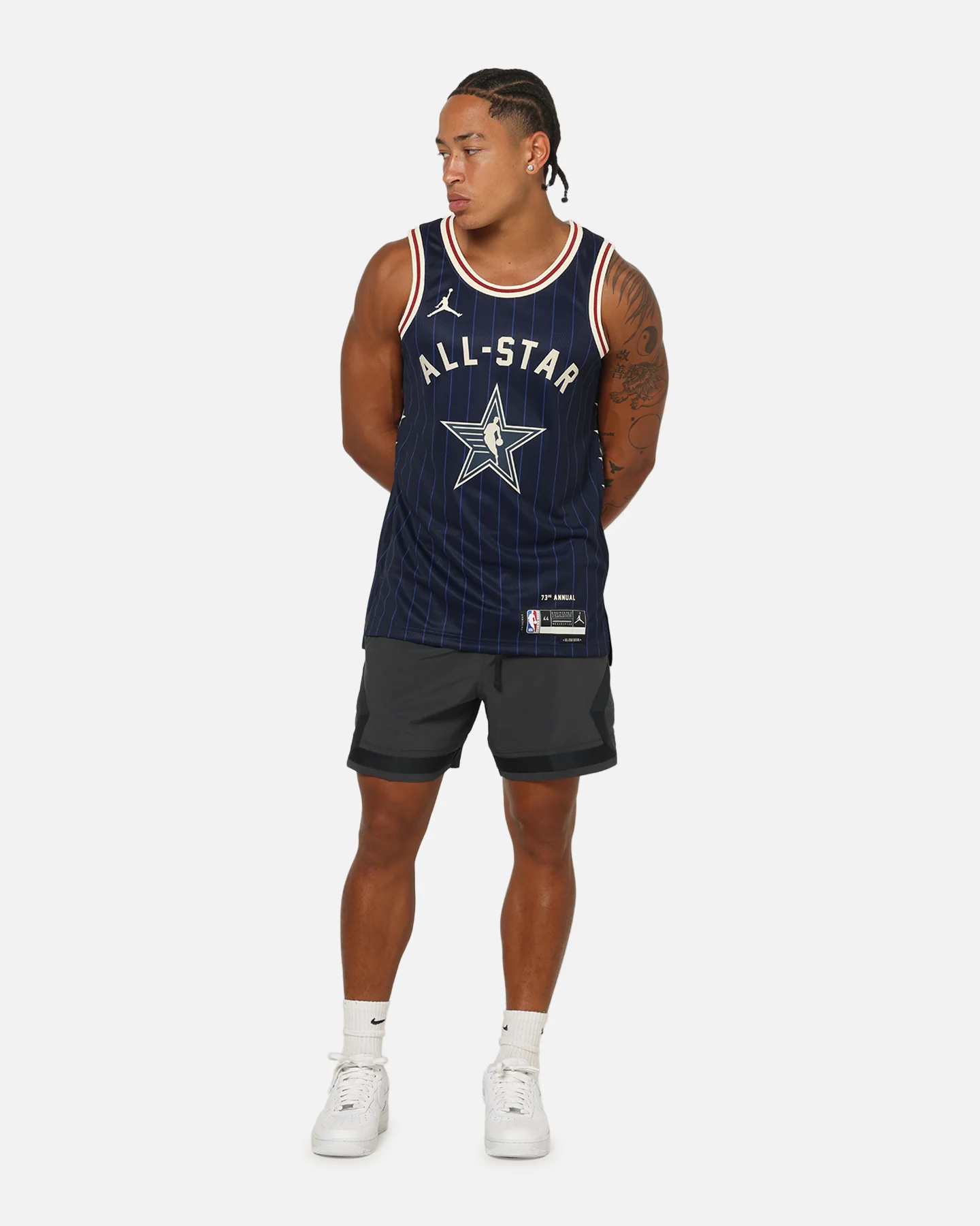 Jordan Paris Saint-Germain Diamond Shorts Anthracite/Off White - Image 2
