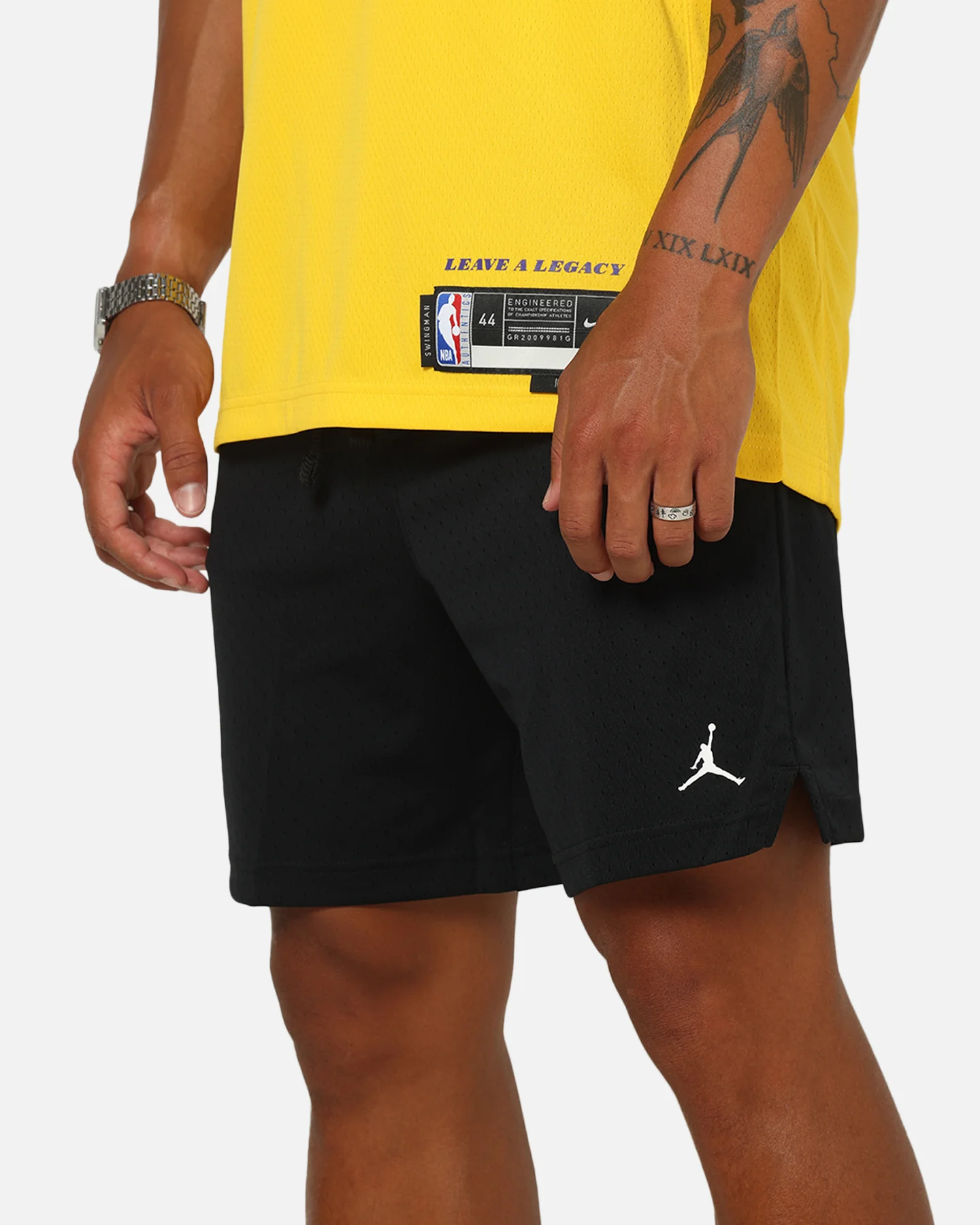 Jordan Sport Dri-FIT Mesh Shorts Black/White - Image 3