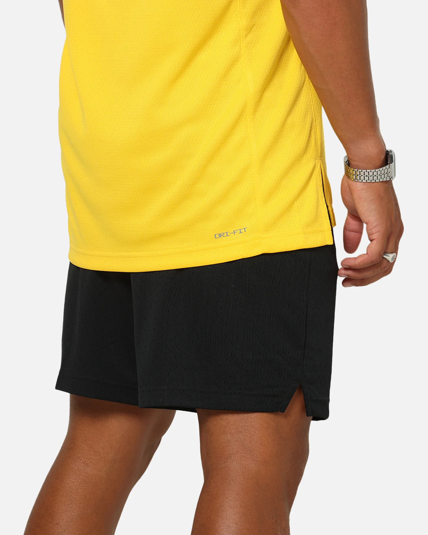 Jordan Sport Dri-FIT Mesh Shorts Black/White - Image 4