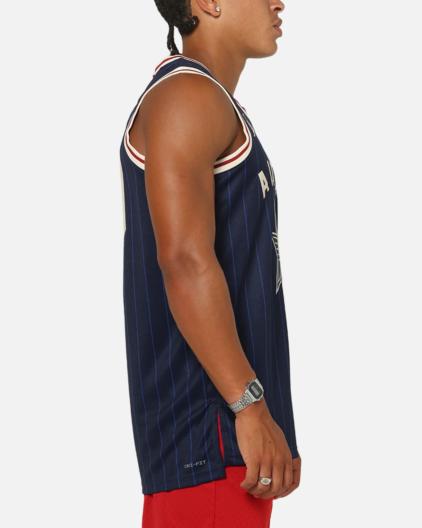 Jordan Stephen Curry All-Star 73rd Anniversary Swingman Jersey Navy - Image 6