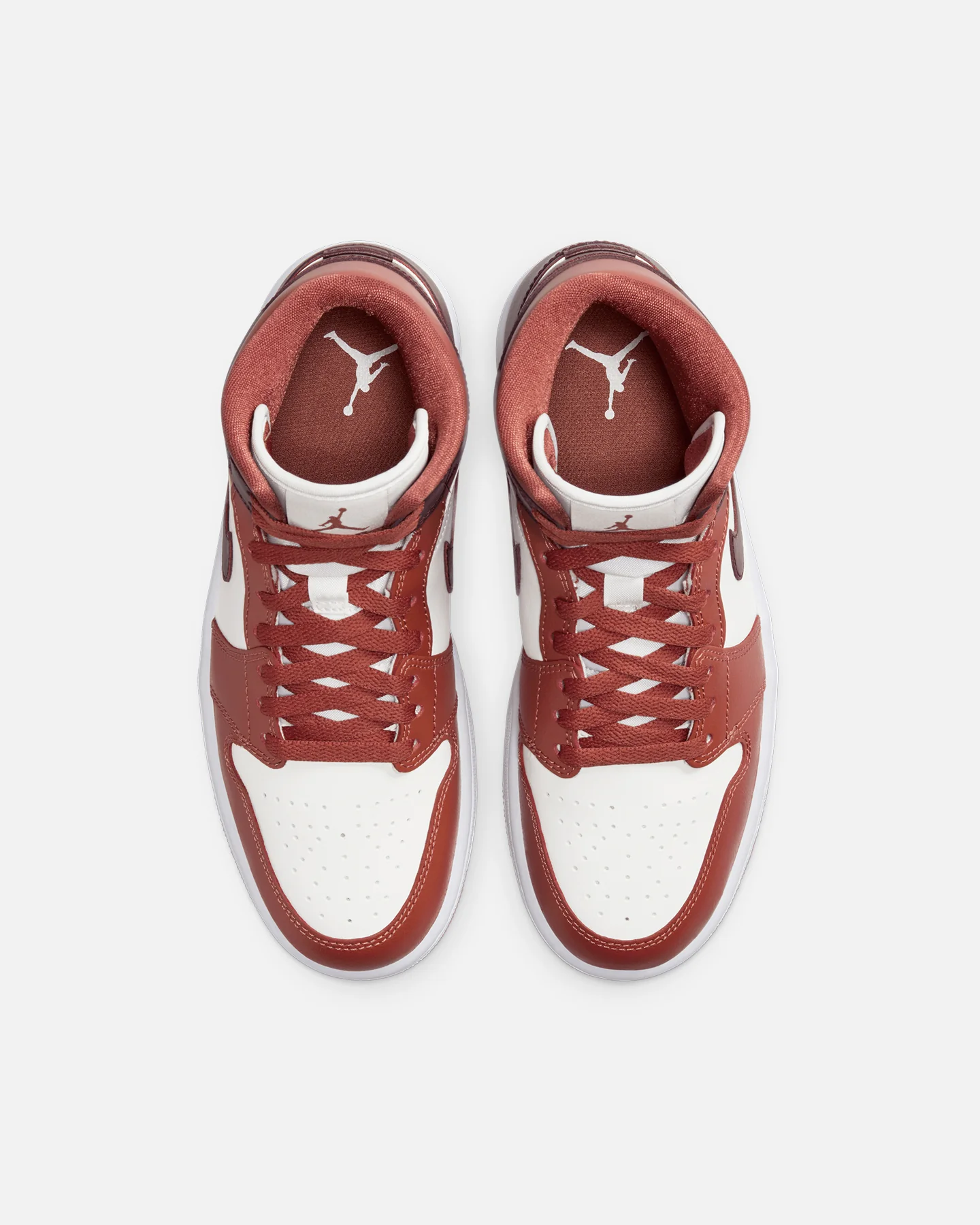Jordan Women's Air Jordan 1 Mid Dusty Peach/Sail/White/Night Maroon - Image 7