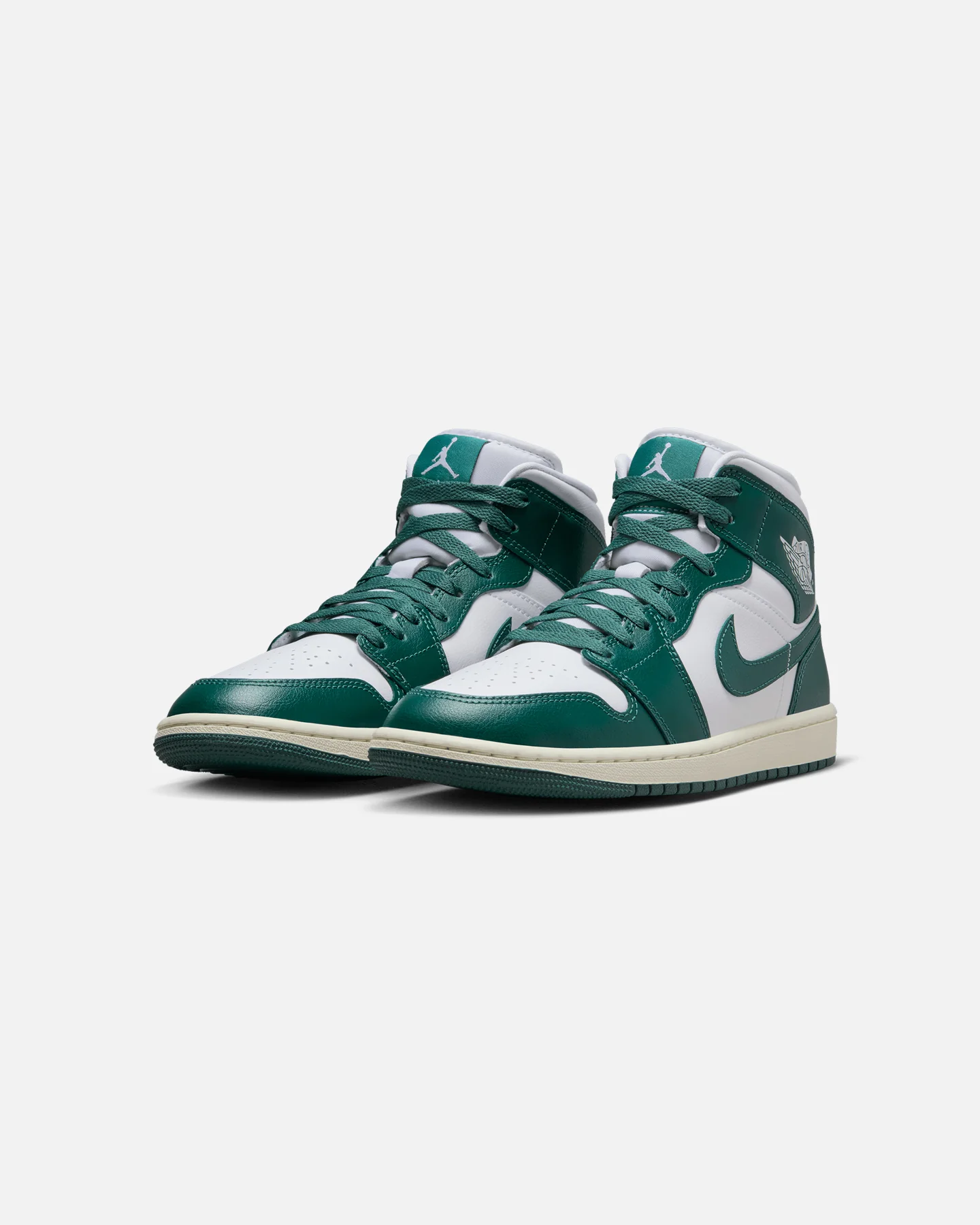Jordan Women's Air Jordan 1 Mid "Oxidised Green" White/Oxidized Green - Image 2
