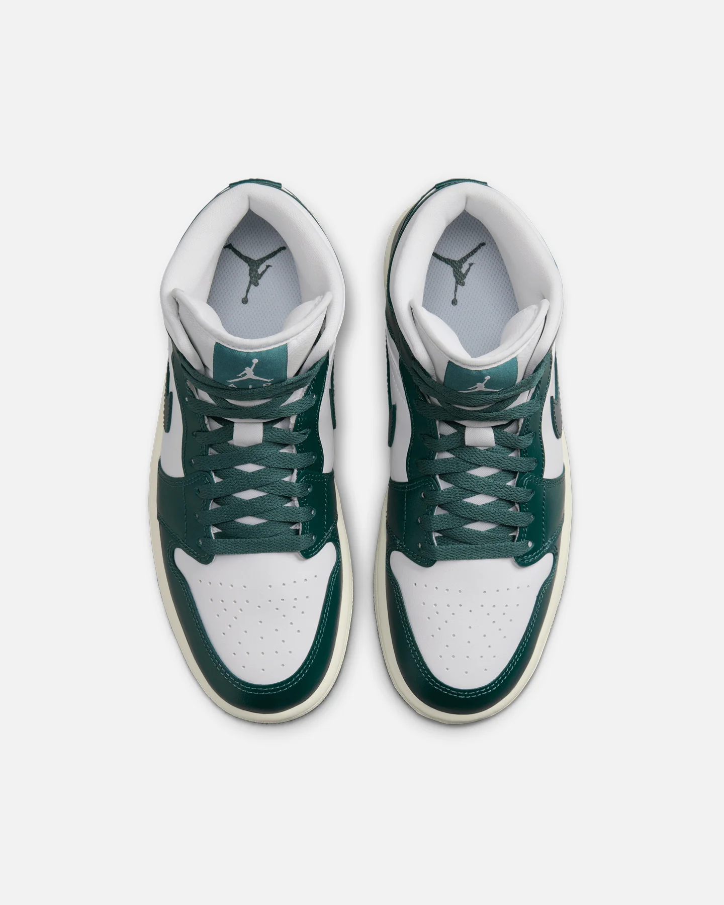 Jordan Women's Air Jordan 1 Mid "Oxidised Green" White/Oxidized Green - Image 7