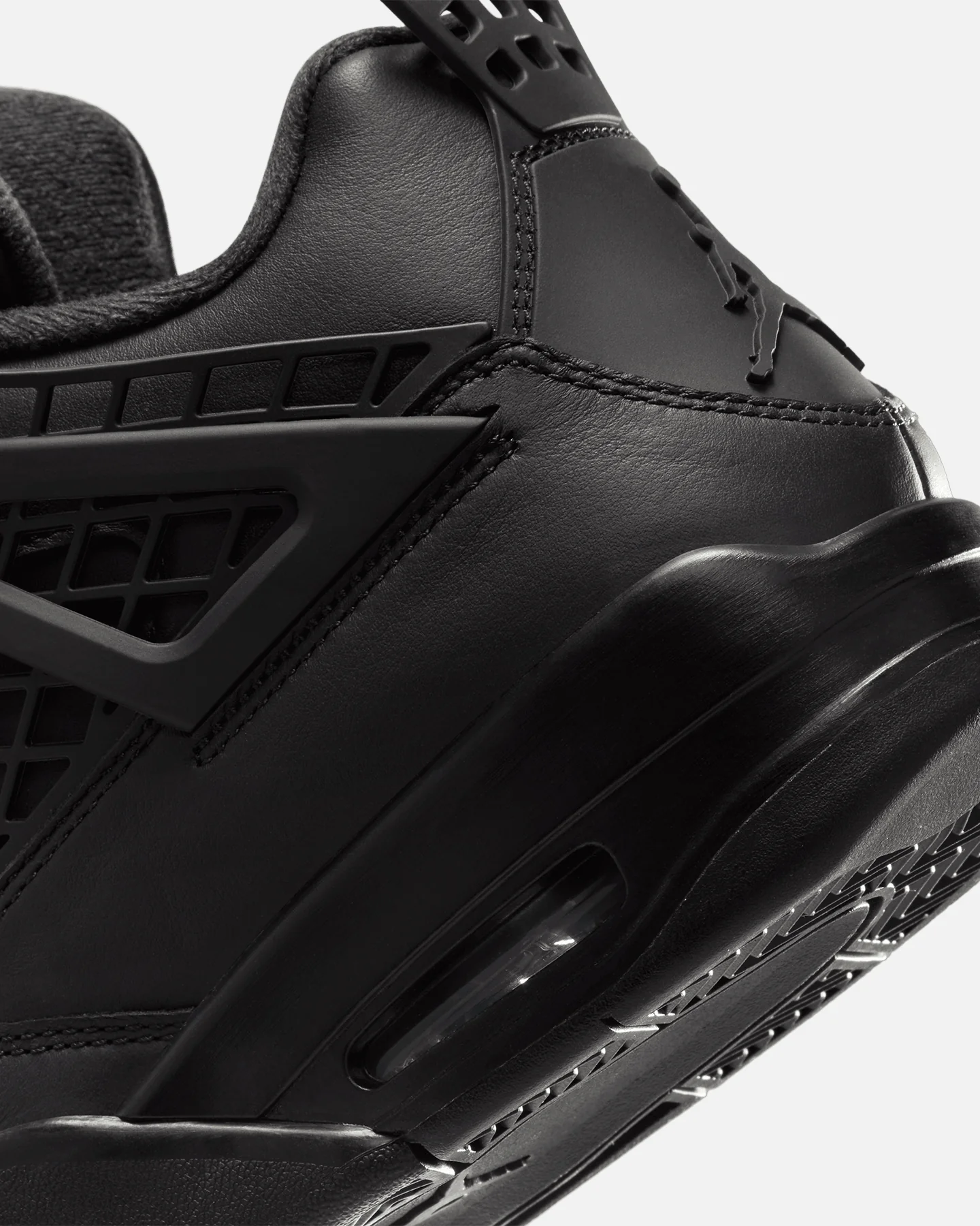 Jordan Women's Air Jordan 4 Net "Black" Black/Black - Image 8