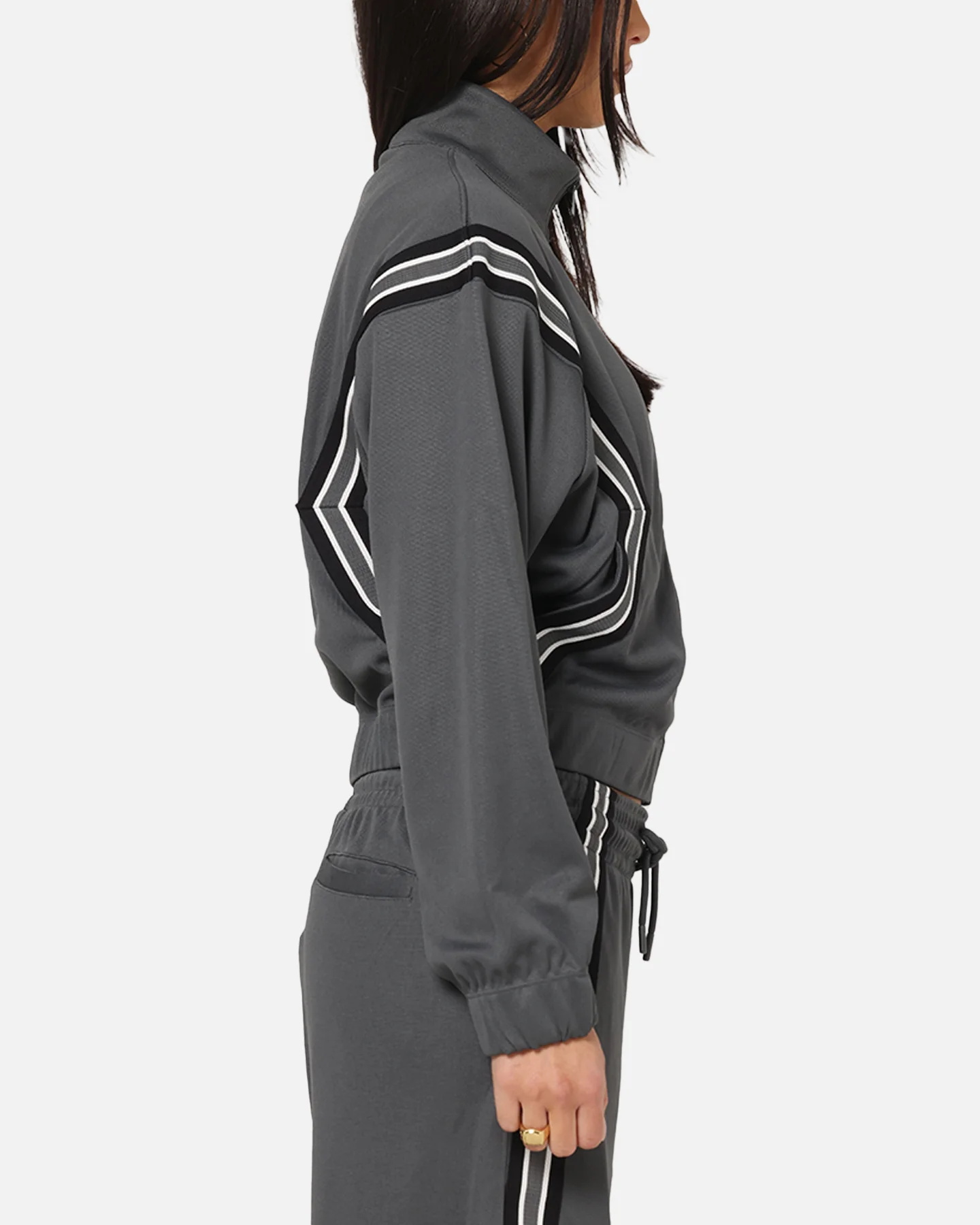 Jordan Women's Brooklyn Full-Zip Track Jacket Iron Grey - Image 4