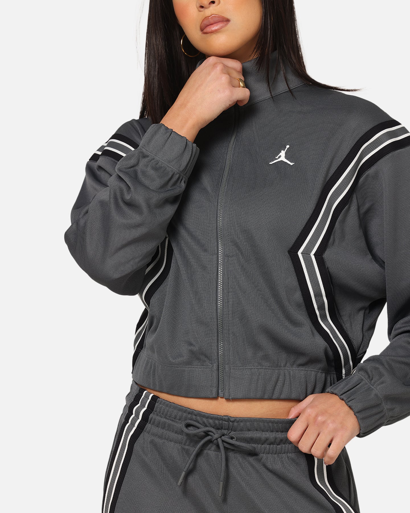 Jordan Women's Brooklyn Full-Zip Track Jacket Iron Grey - Image 6