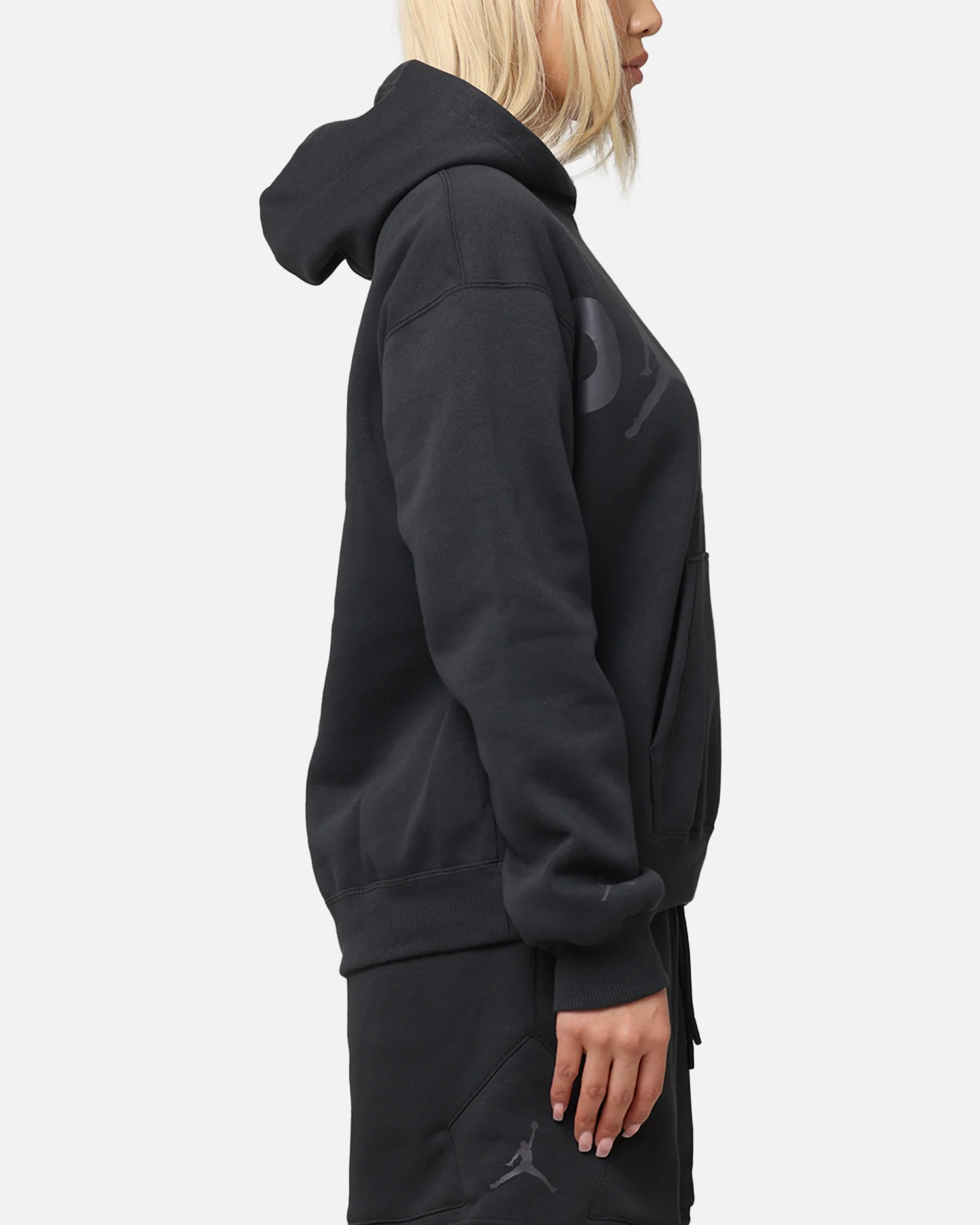 Jordan Women's Paris Saint-Germain Brooklyn Fleece Graphic Pullover Hoodie Off Noir - Image 5