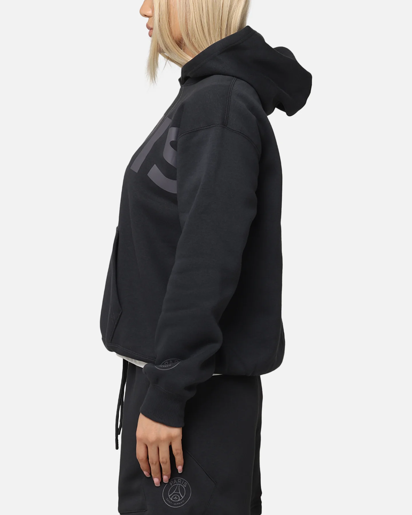 Jordan Women's Paris Saint-Germain Brooklyn Fleece Graphic Pullover Hoodie Off Noir - Image 6