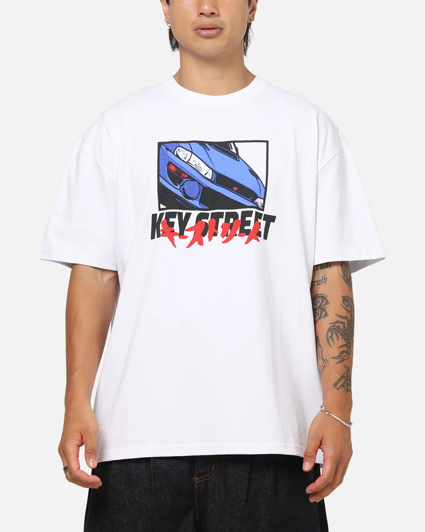Key Street Homage Heavy T-Shirt White - Image 2