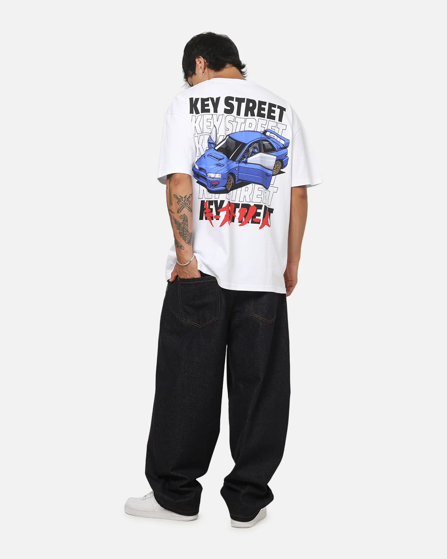 Key Street Homage Heavy T-Shirt White - Image 3