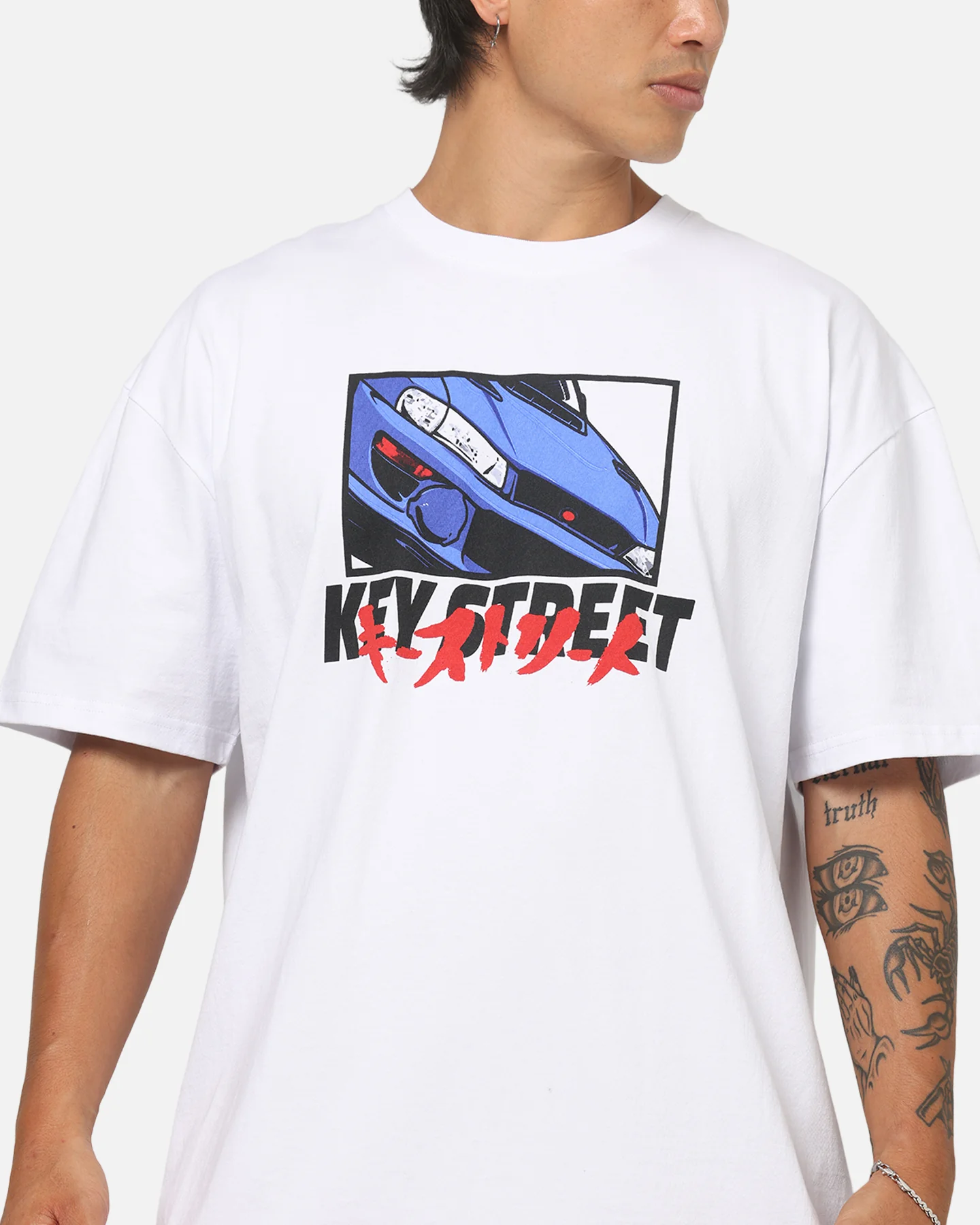 Key Street Homage Heavy T-Shirt White - Image 7