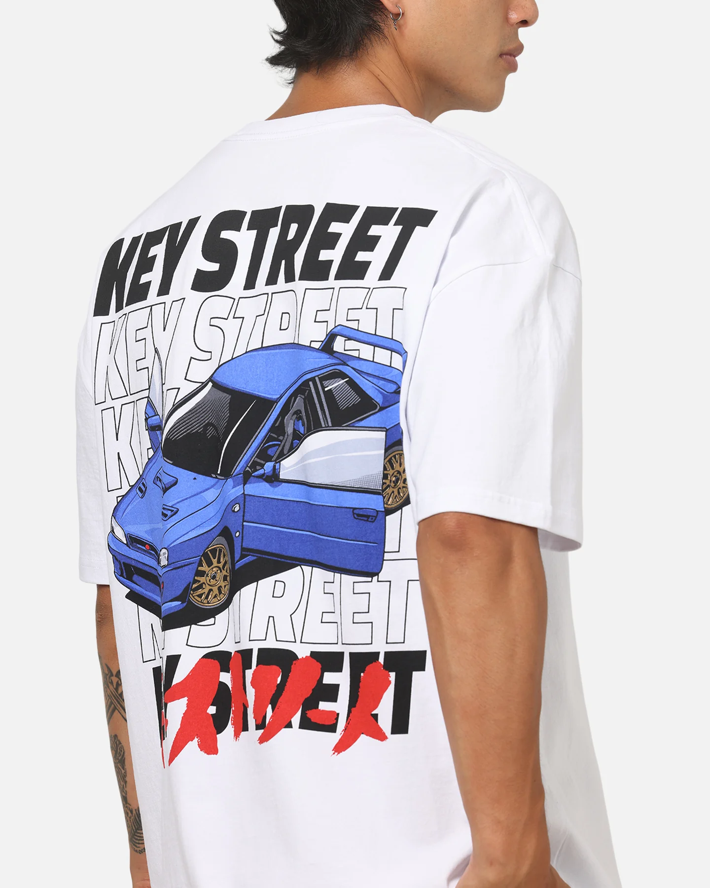 Key Street Homage Heavy T-Shirt White - Image 8