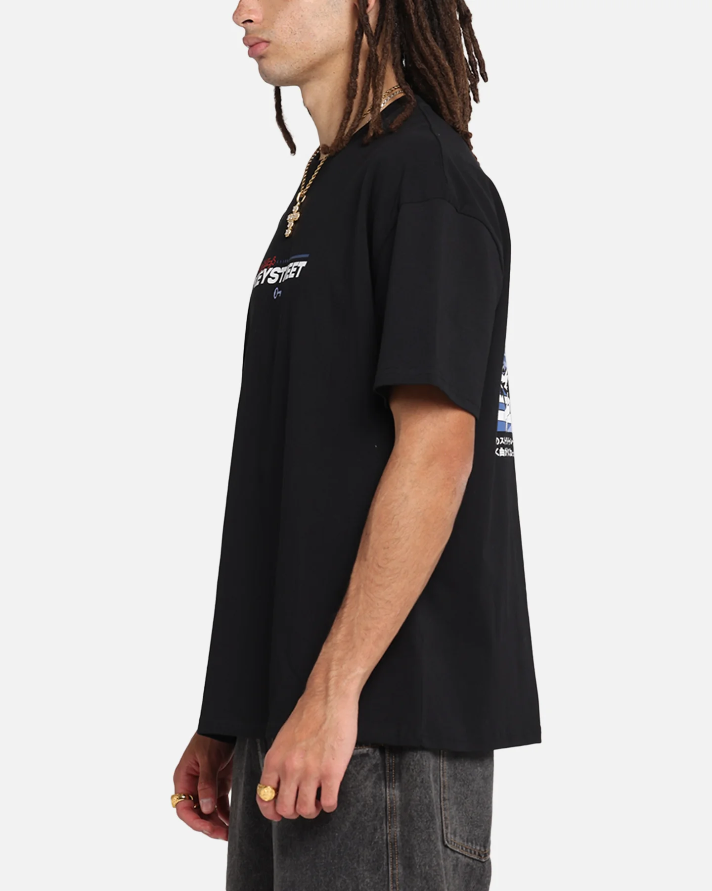 Key Street Send It T-Shirt Black - Image 6