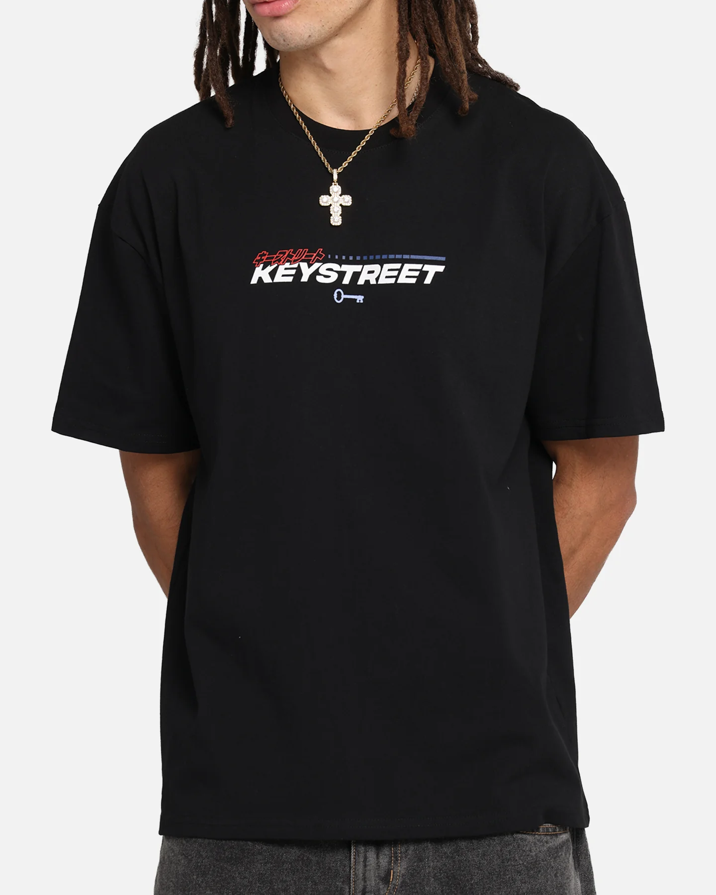 Key Street Send It T-Shirt Black - Image 7