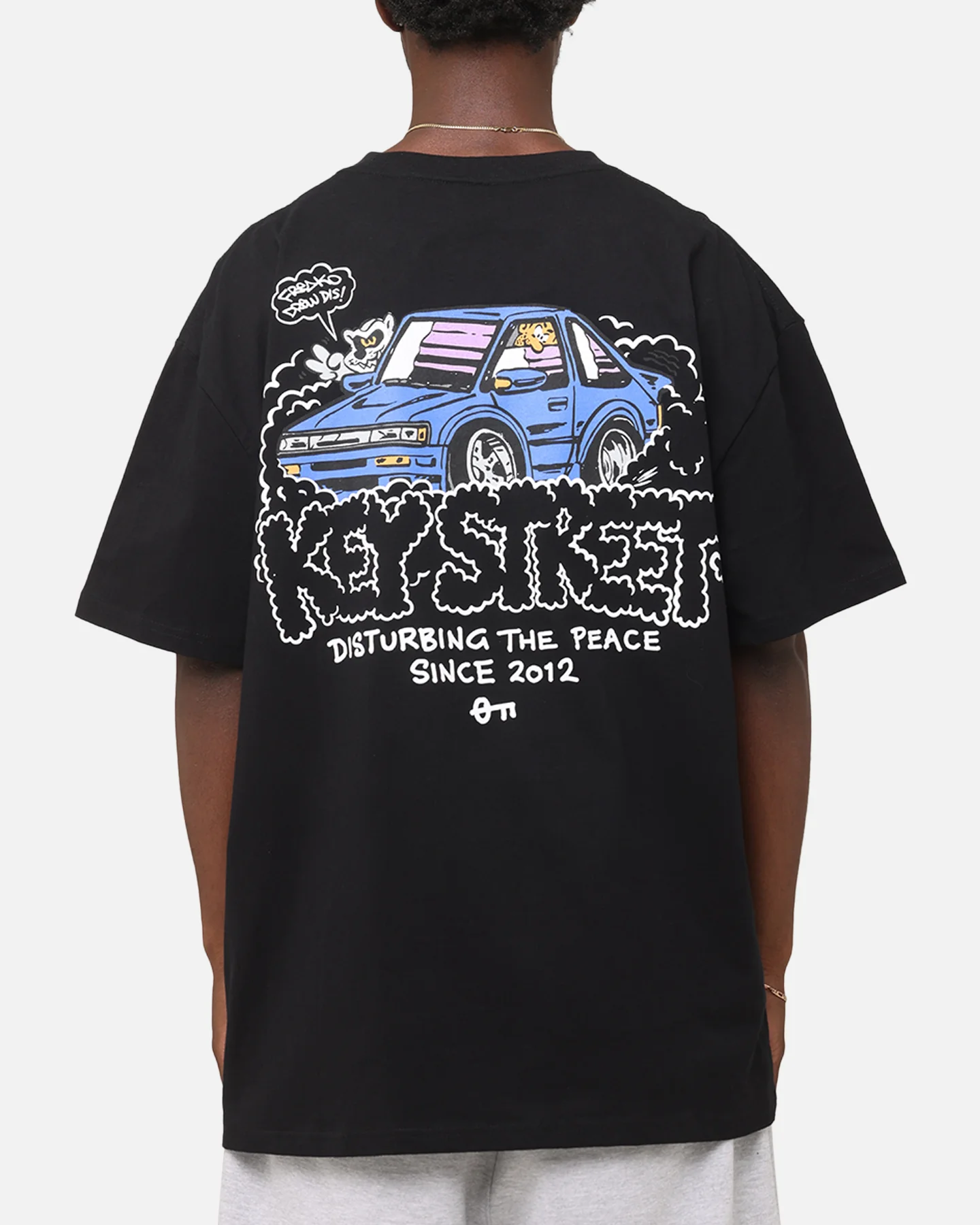 Key Street X FRKO Burner T-Shirt Black