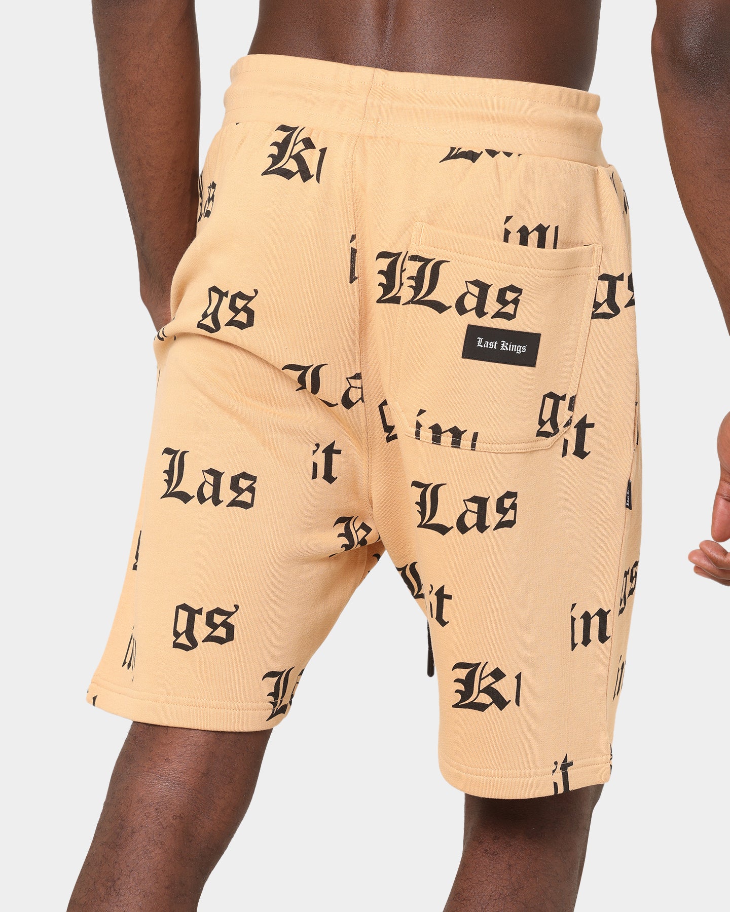 Last Kings Fragment Sweat Shorts Sand - Image 8