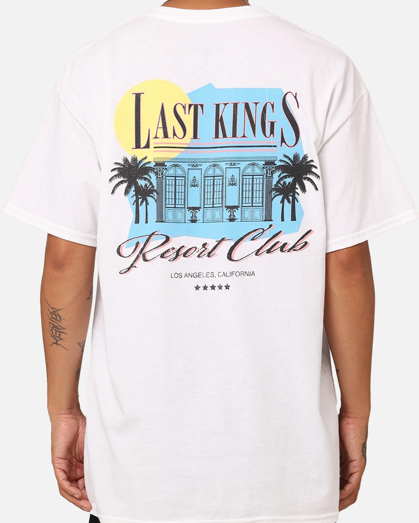 Last Kings Resort Club T-Shirt White - Image 5