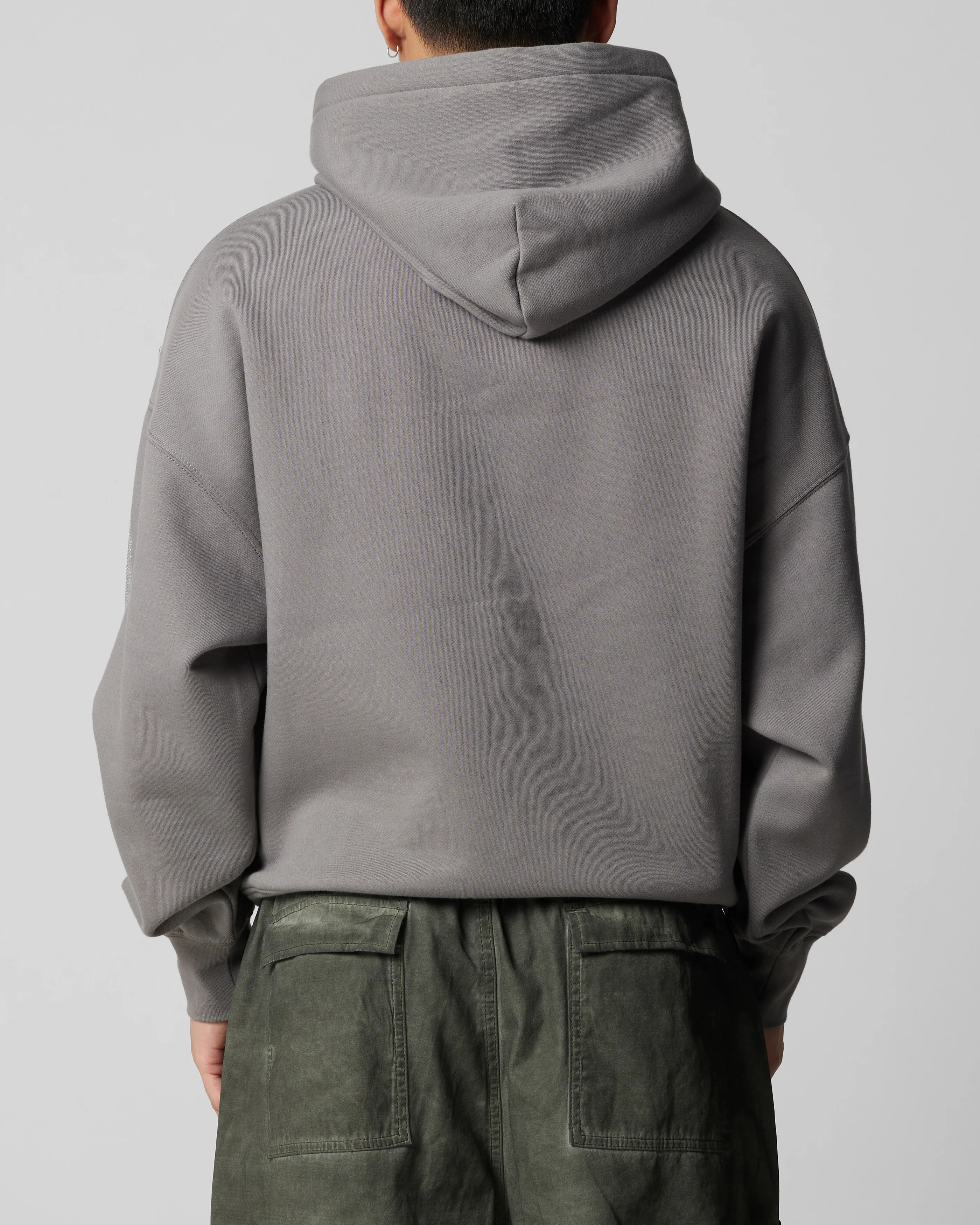 Loiter Atlantic Rhinestone Hoodie Charcoal - Image 3