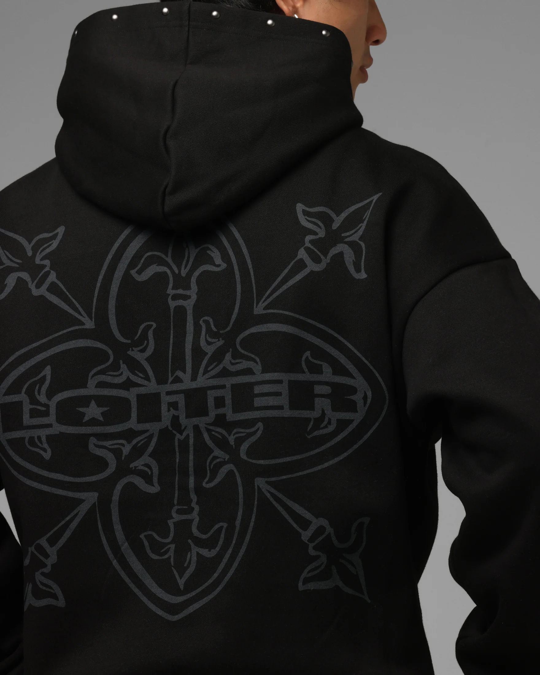 Loiter Blade Hoodie Black - Image 8