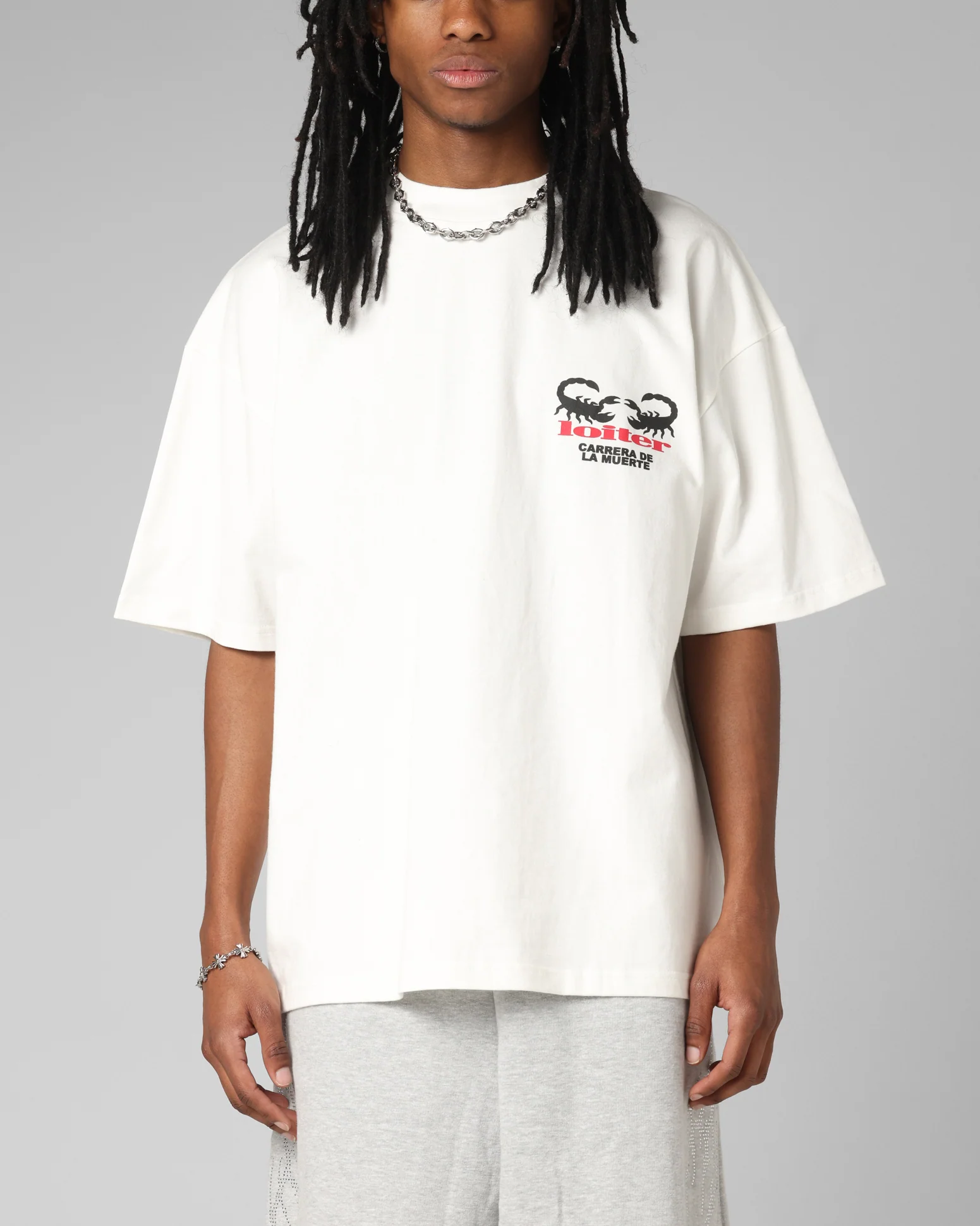 Loiter Bullrush Premium T-Shirt Off White - Image 2
