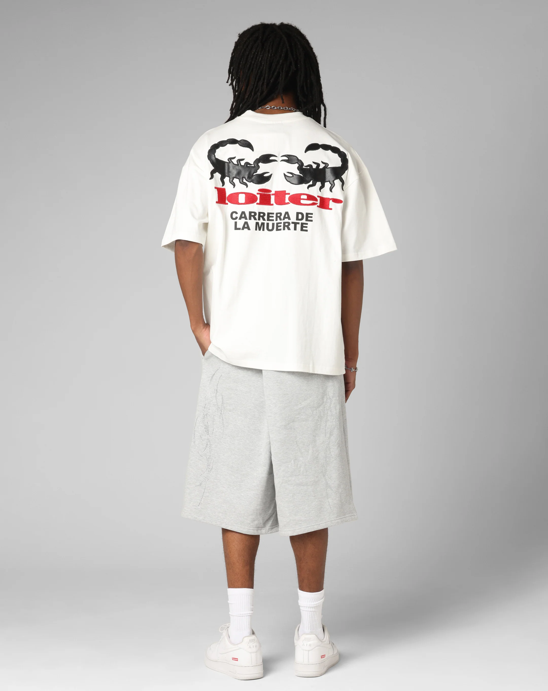Loiter Bullrush Premium T-Shirt Off White - Image 3
