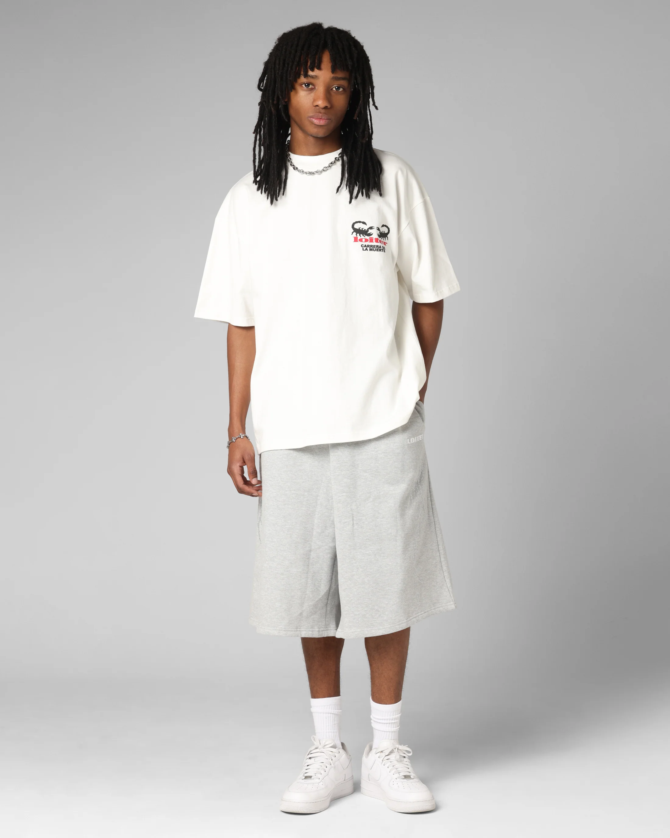 Loiter Bullrush Premium T-Shirt Off White - Image 4
