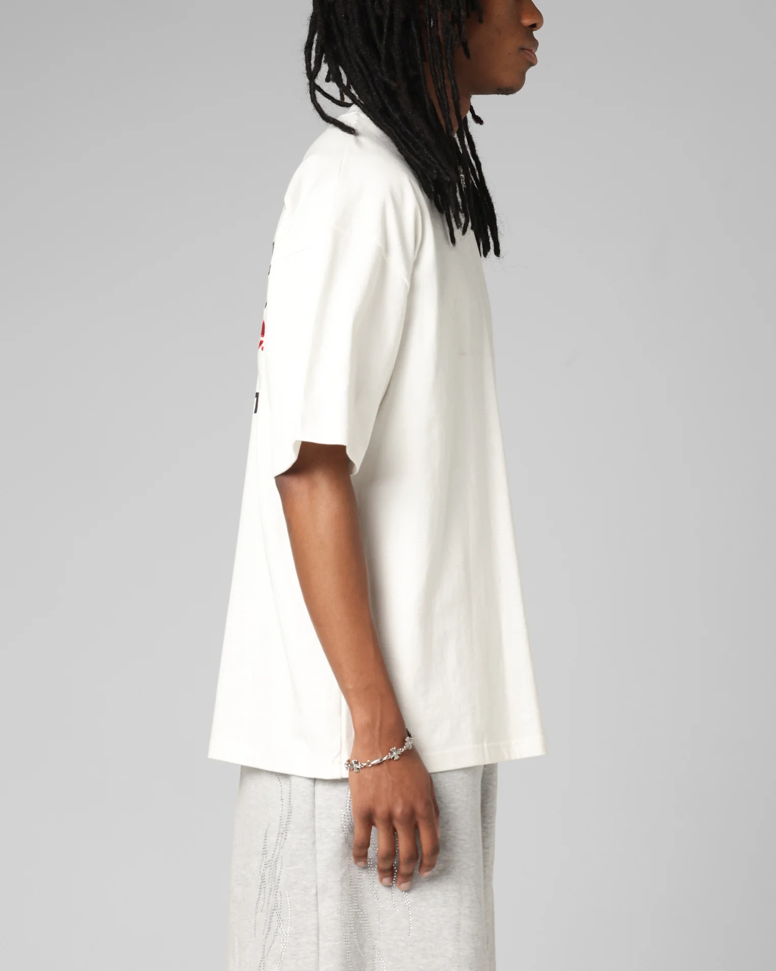 Loiter Bullrush Premium T-Shirt Off White - Image 5